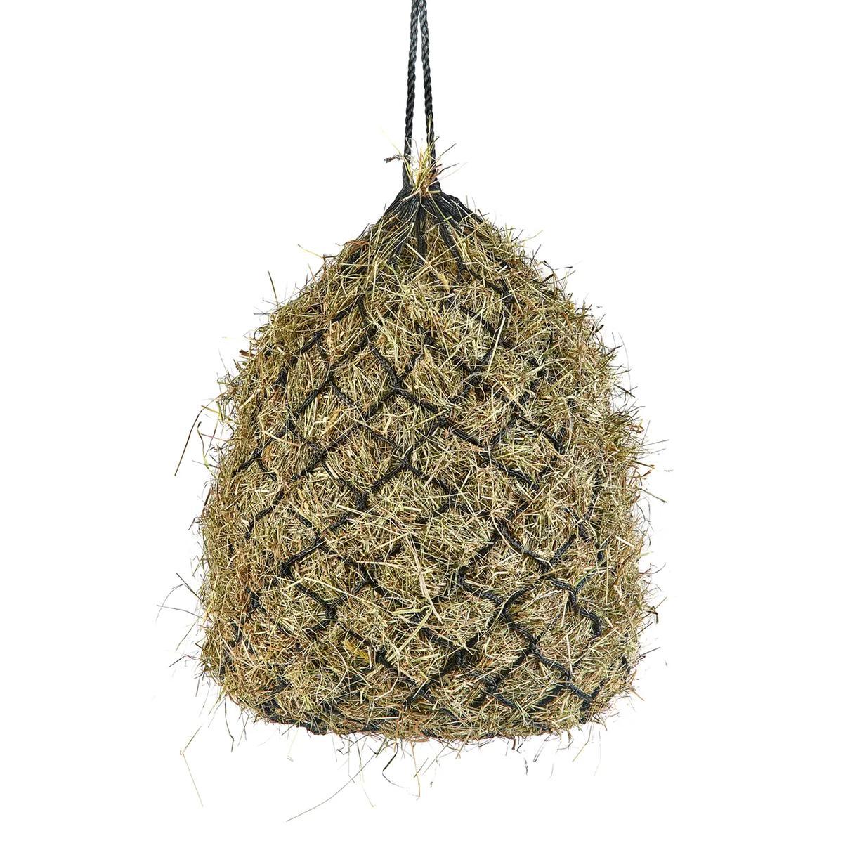 Slow Feed Hay Net for Horses - Durable & Adjustable Grazing Net to Prevent Overeating - Perfect for Stalls, Pastures, and Trail Riding