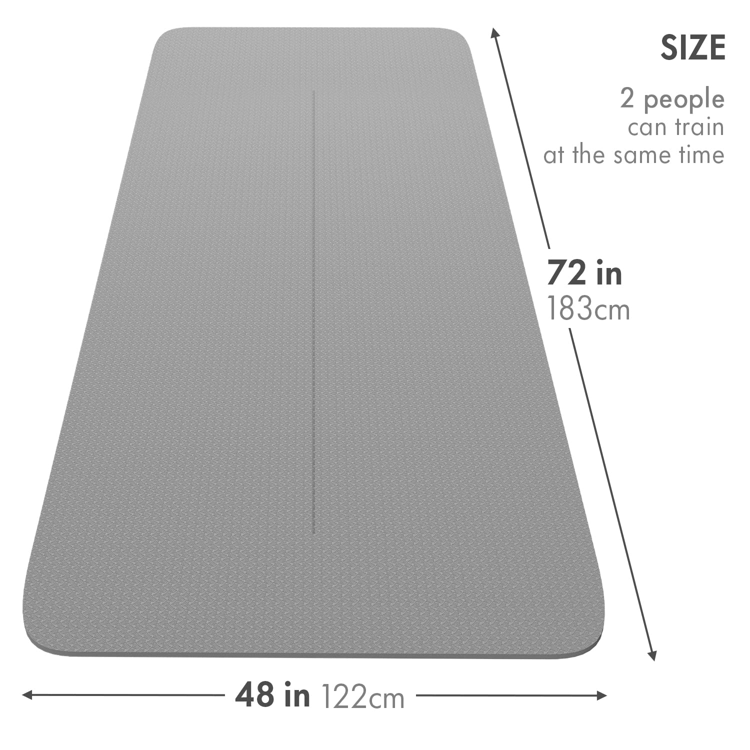 **FrenzyBird Extra Large Yoga Mat 6'x4' (72