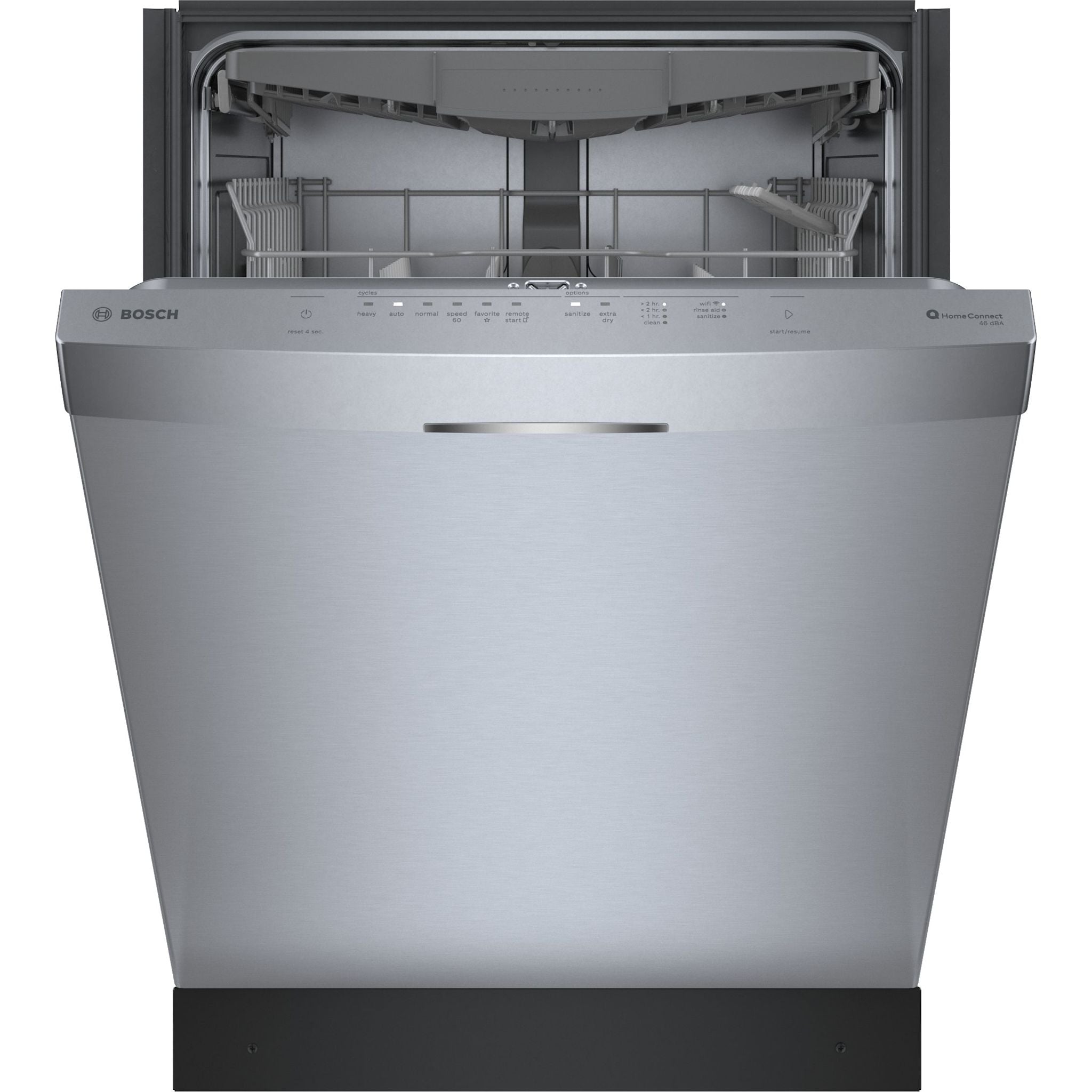 Bosch 300 Series SHS53CM5N Built-In Dishwasher - Stainless Steel Finish, 16 Place Settings, Ultra Quiet 44 dBA - Perfect for Open-Concept Kitchens & Busy Families