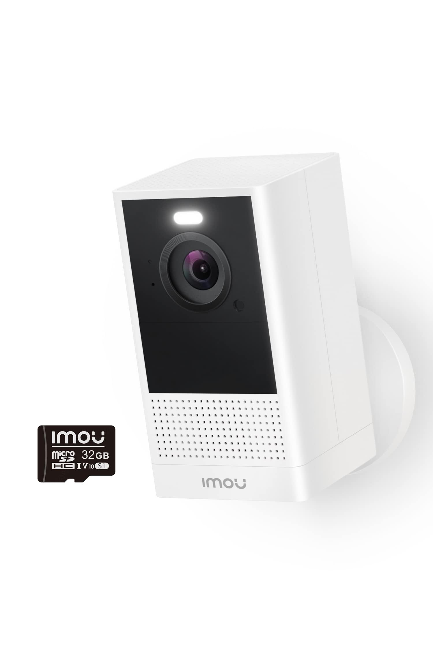 Imou 4MP Quad HD Security Camera with Color Night Vision - Wireless Indoor/Outdoor Surveillance Camera, Battery Powered, 2.4/5GHz WiFi, IP65 Waterproof, 2-Way Audio, Human Detection, Includes 32GB SD Card - Perfect for Home, Office, and Business Security Monitoring