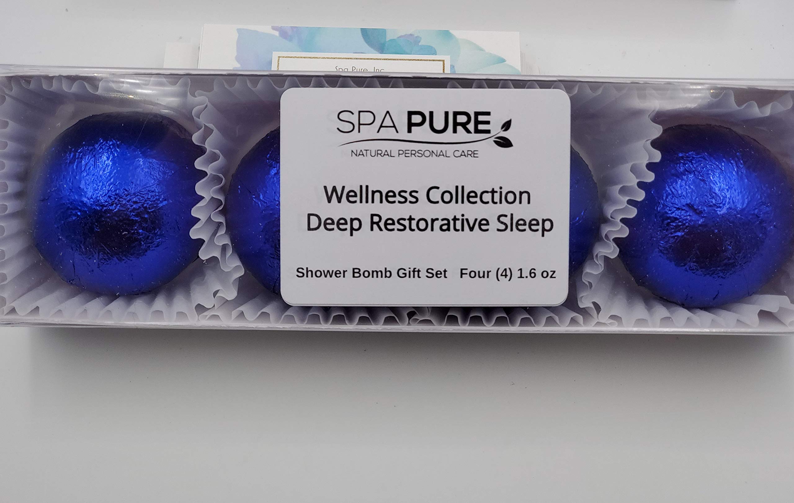 Deep Relaxing Aromatherapy Shower Steamers with Essential Oils - 4 Pack Lavender Scented Bath Melts for Stress Relief & Better Sleep - Perfect for Home Spa, Self Care & Relaxation Gifts - Unisex Shower Bombs for Adults