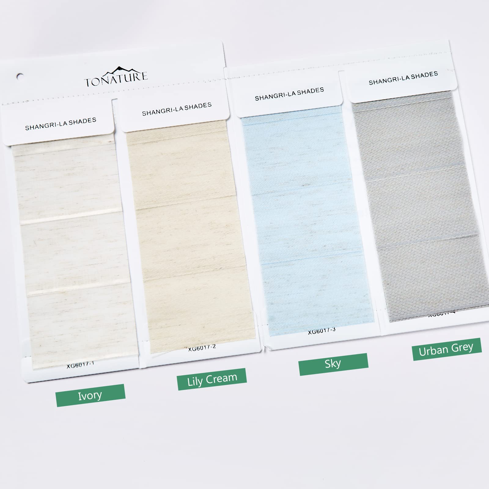Shangri-La Roller Shades, Blinds & Curtains Fabric Samples - Premium Window Treatment Swatches for Home Decor & Interior Design - Perfect for Living Room, Bedroom, and Office Window Coverings