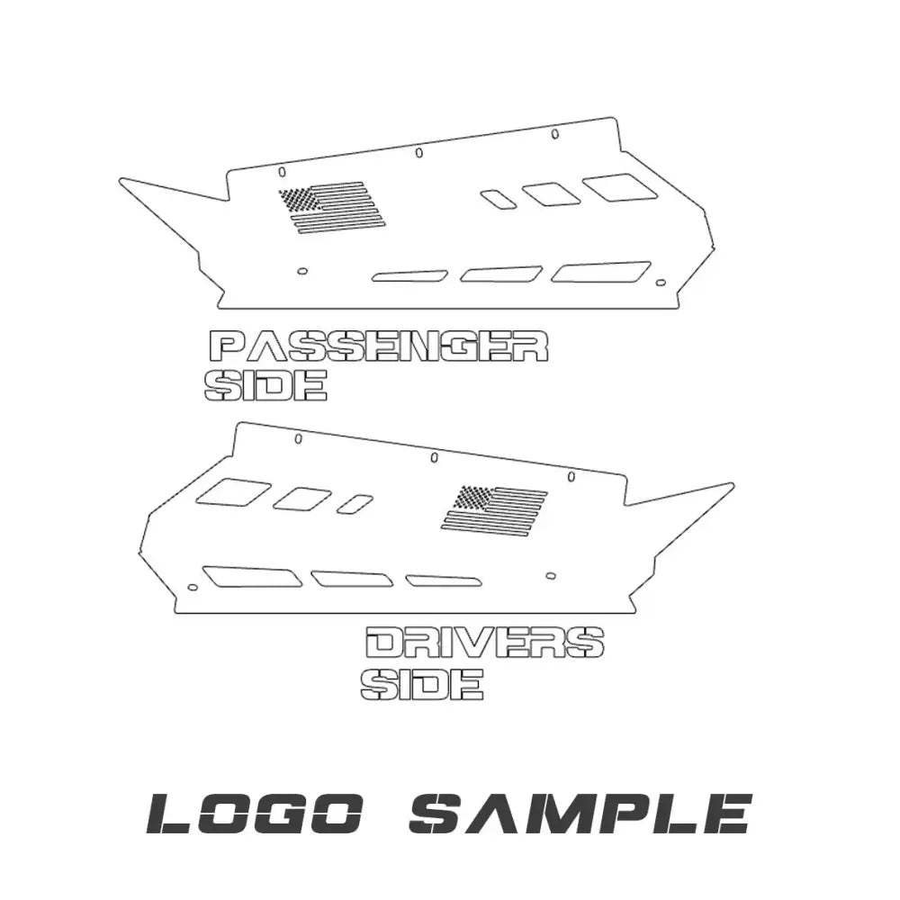 Custom Polaris RZR PRO XP & PRO R Rock Sliders for 2-Seater Models (2019-2024) - Heavy-Duty Off-Road Protection for Trail Riding & Rock Crawling