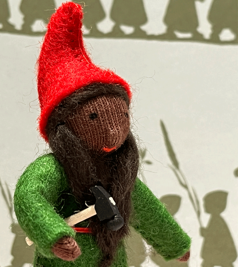 Dark Skin Father Waldorf Forest Elf Costume - Perfect for Cosplay, Halloween, Fantasy Parties & Themed Events