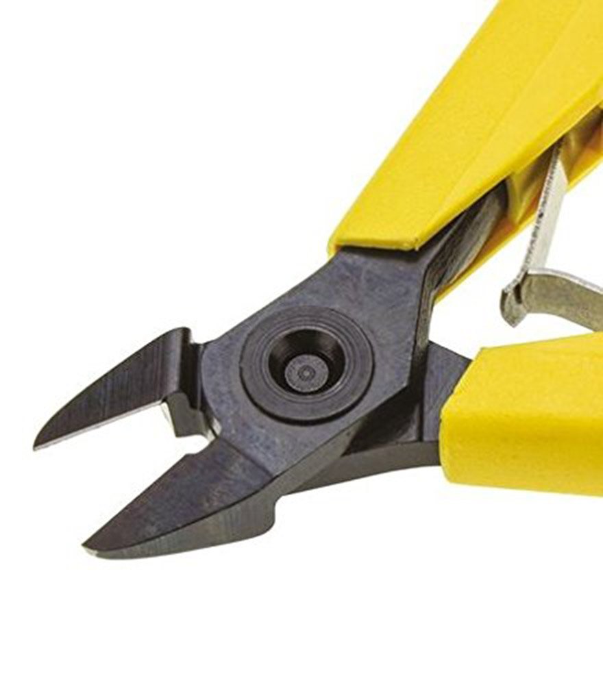 Lindstrom 8141 Flush Cut Side Cutter with Small Head - 2 Pack Precision Wire Cutters for Electronics, Jewelry Making & DIY Crafts