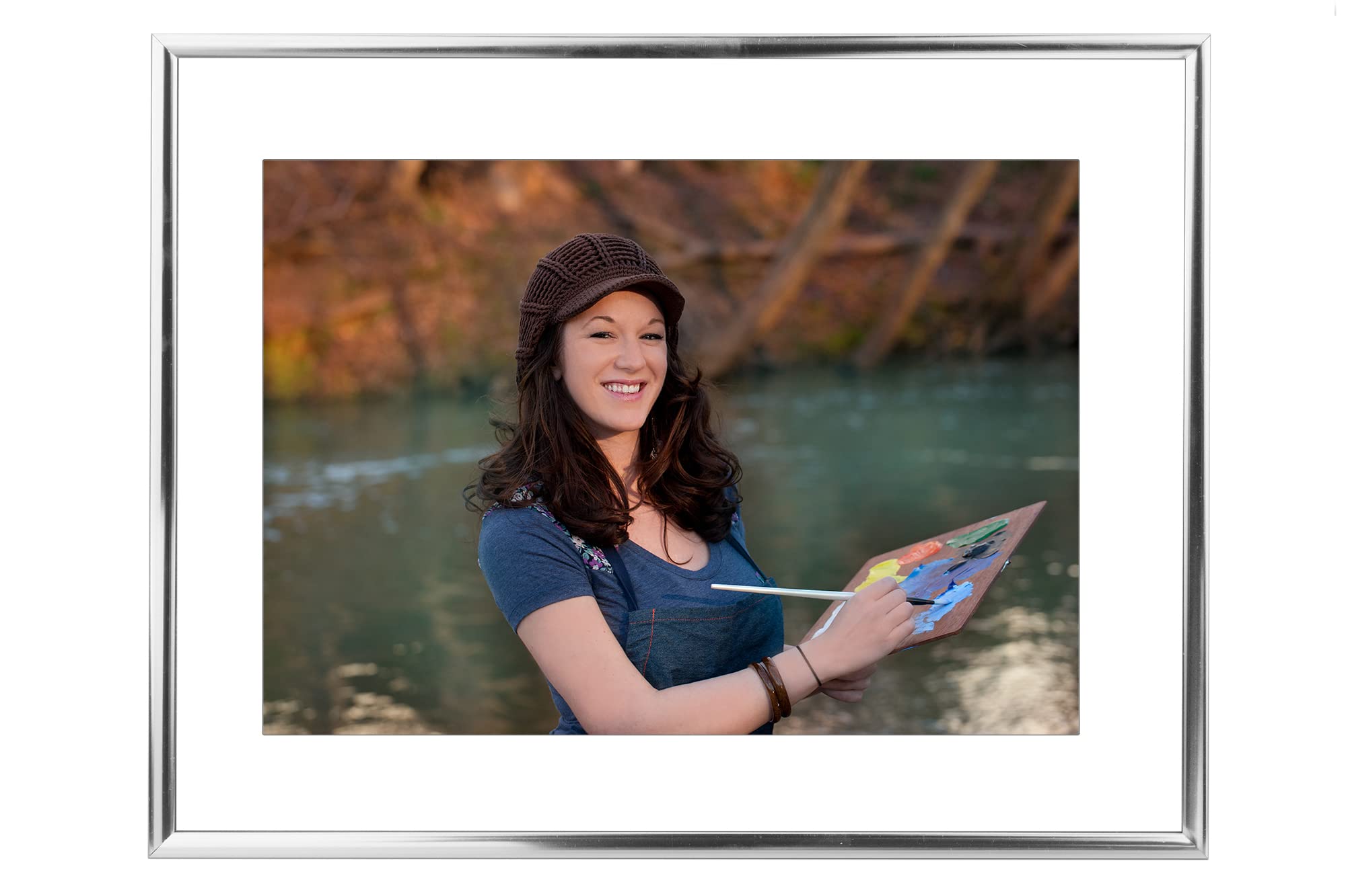 Ambiance Gallery Silver 14x18 Aluminum Picture Frames - 6 Pack Professional Quality Photo Frames for Artists, Canvas, Artwork & Home Decor - Perfect for Wall Displays, Office Decor & Gift Giving