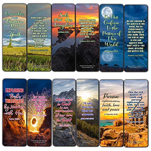 Bible Verses About in Life Bookmarks (12-pack)