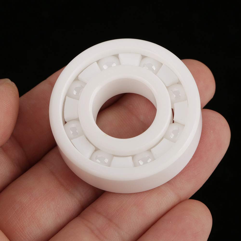 6202 Full Ceramic ZrO2 Ball Bearing 15x35x11mm - High Precision Zirconia Ceramic Bearings for RC Cars, Drones, Skateboards & Industrial Machinery