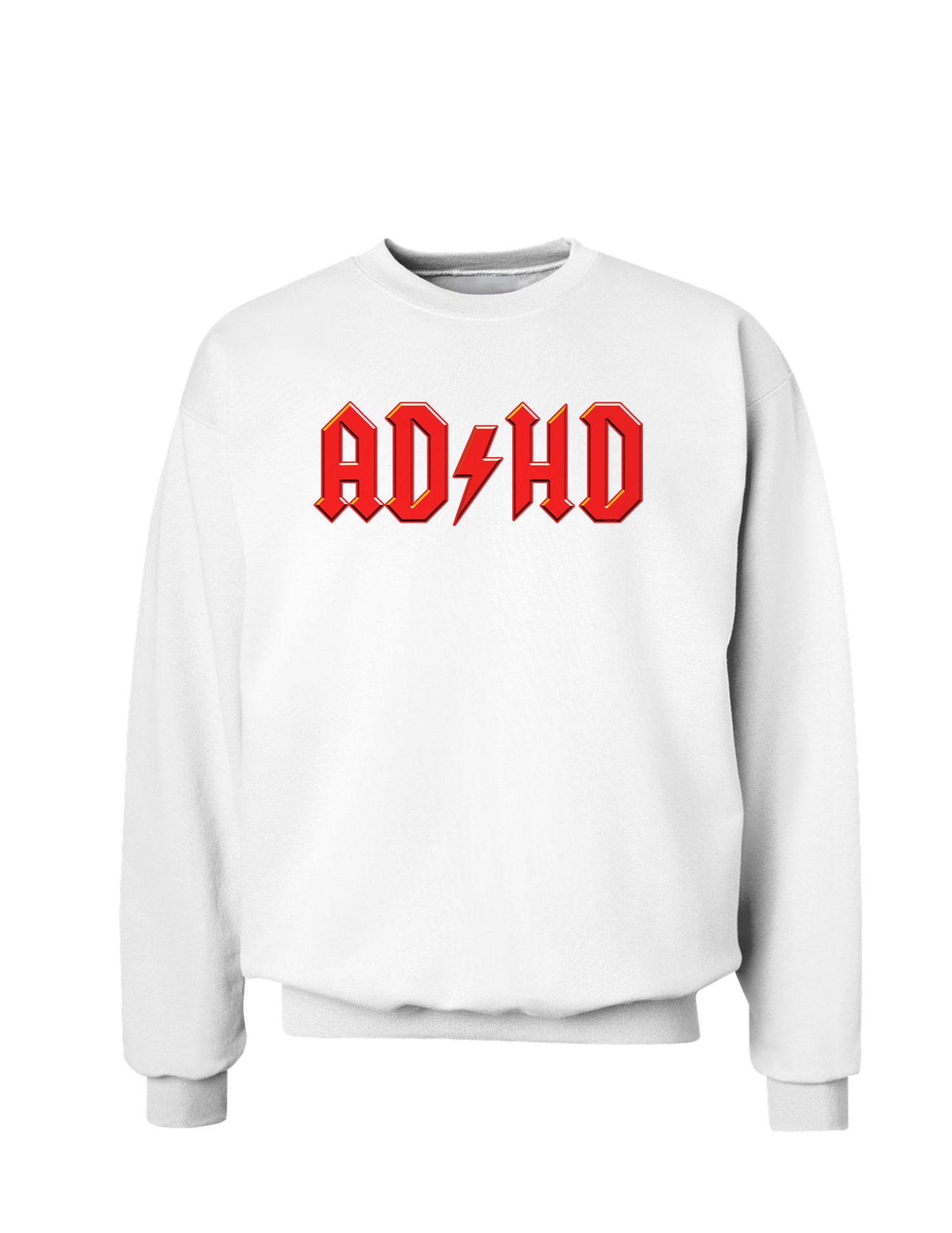 TooLoud ADHD Lightning Bolt Rockstar Sweatshirt - Comfortable Graphic Hoodie for Men & Women - Perfect for Concerts, Gaming & Everyday Wear