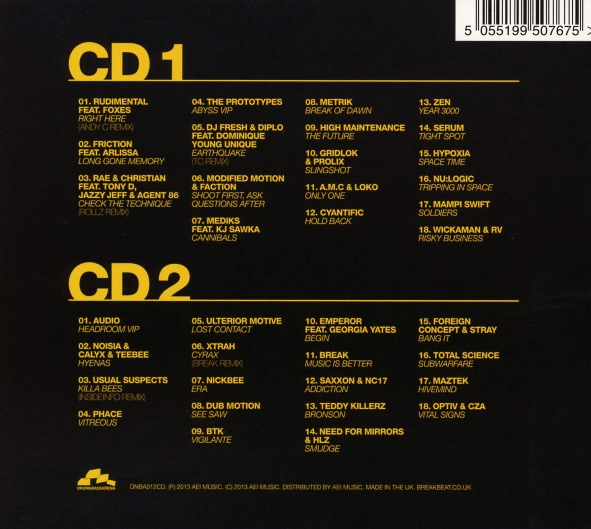 Drum & Bass Arena Winter Selection 2013 - Best Electronic Dance Music Album for DJs & Party Lovers - Perfect for Clubs, Festivals & Home Listening