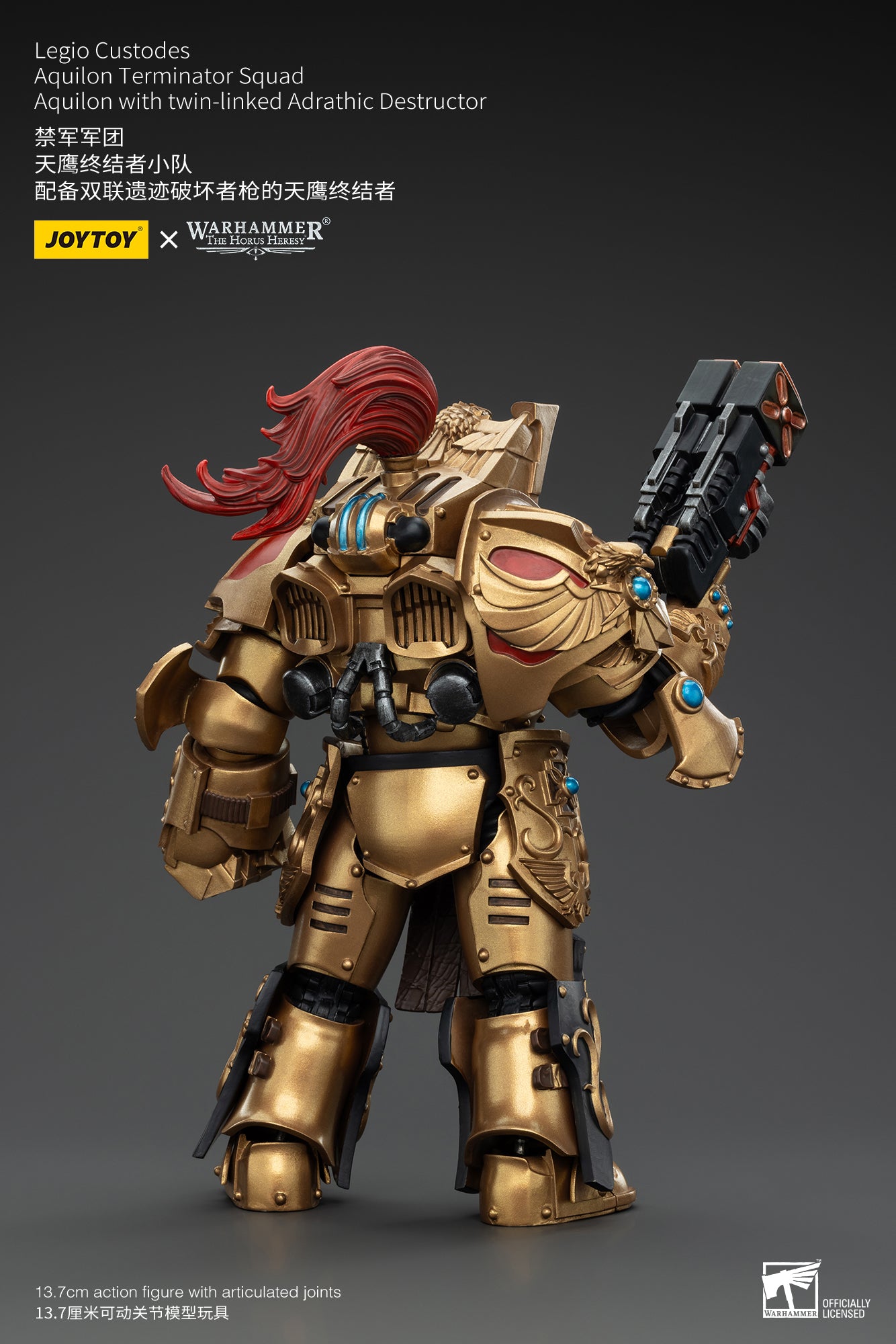 1/18 Scale JOYTOY Warhammer The Horus Heresy Action Figures - Legio Custodes Aquilon Terminator Squad & Custodian Venatari Squad | Collectible Miniatures for Tabletop Gaming and Display