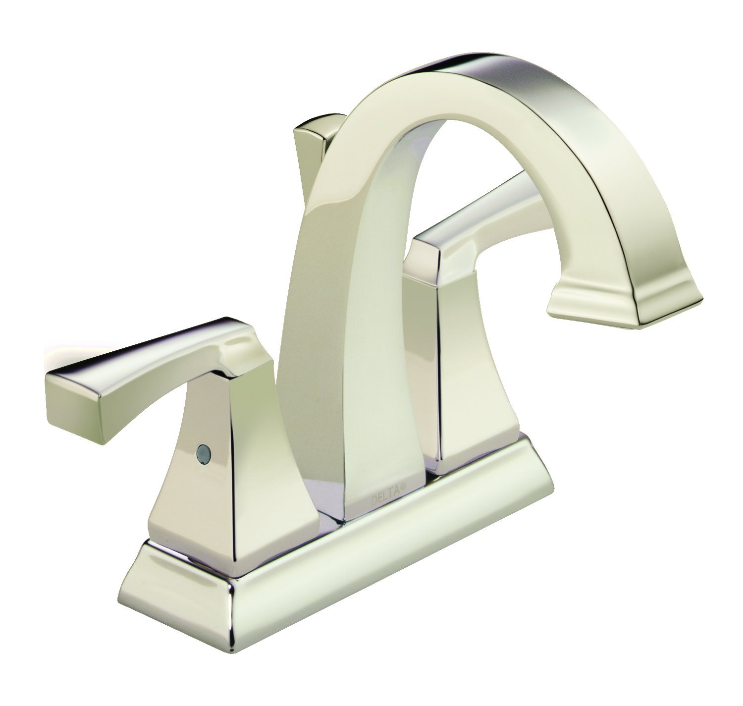 Delta Faucet Dryden Centerset Bathroom Faucet - Polished Nickel 2551-PNMPU-DST with Diamond Seal Technology & Metal Drain Assembly - Perfect for Modern Bathroom Sinks & Vanities