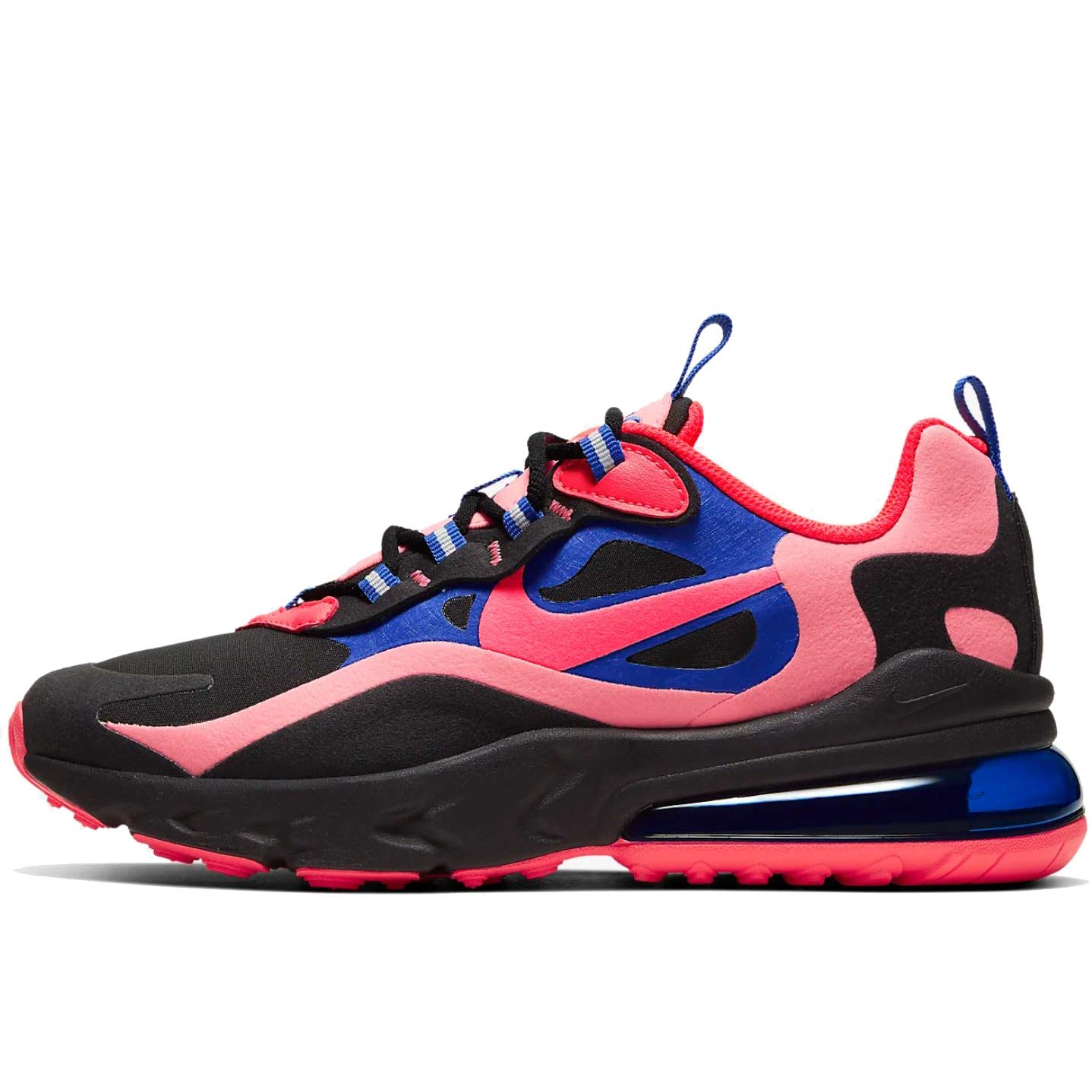 Nike Air Max 270 React GS Big Kids Running Shoes - Black/White (CT1579-001) | Lightweight Cushioned Sneakers for Boys & Girls - Perfect for School, Sports & Everyday Wear
