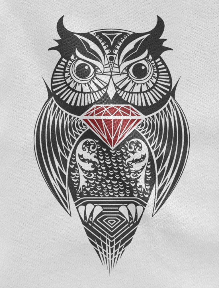 Women's Owl Hoodie - Diamond Owl Sweatshirt for Teens & Girls | Casual Wear