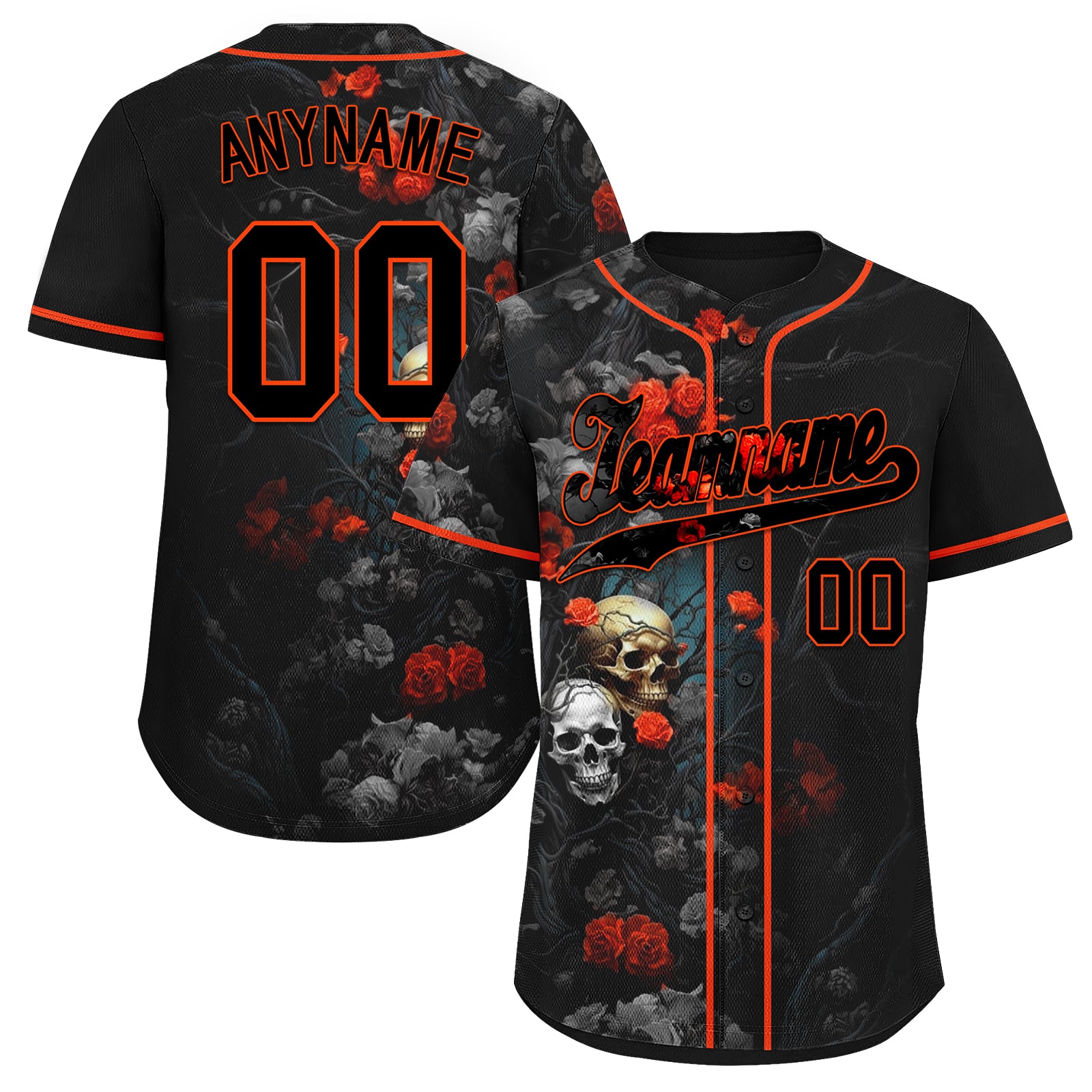 Custom Gothic Personalized Authentic Baseball Jersey BSBJ01 E06009 - Vintage Baseball Uniform for Men & Women - Perfect for Halloween, Cosplay, Sports Events & Gothic Fashion