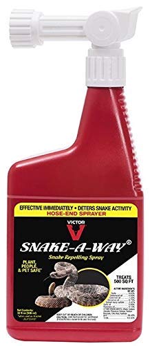 Snake-A-Way Snake Repellent - 32 oz. Natural Outdoor Pest Control for Gardens, Yards & Homes - Effective Against Snakes & Rodents - Safe for Pets & Kids
