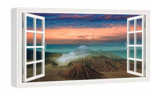 Volcano Landscape Clouds