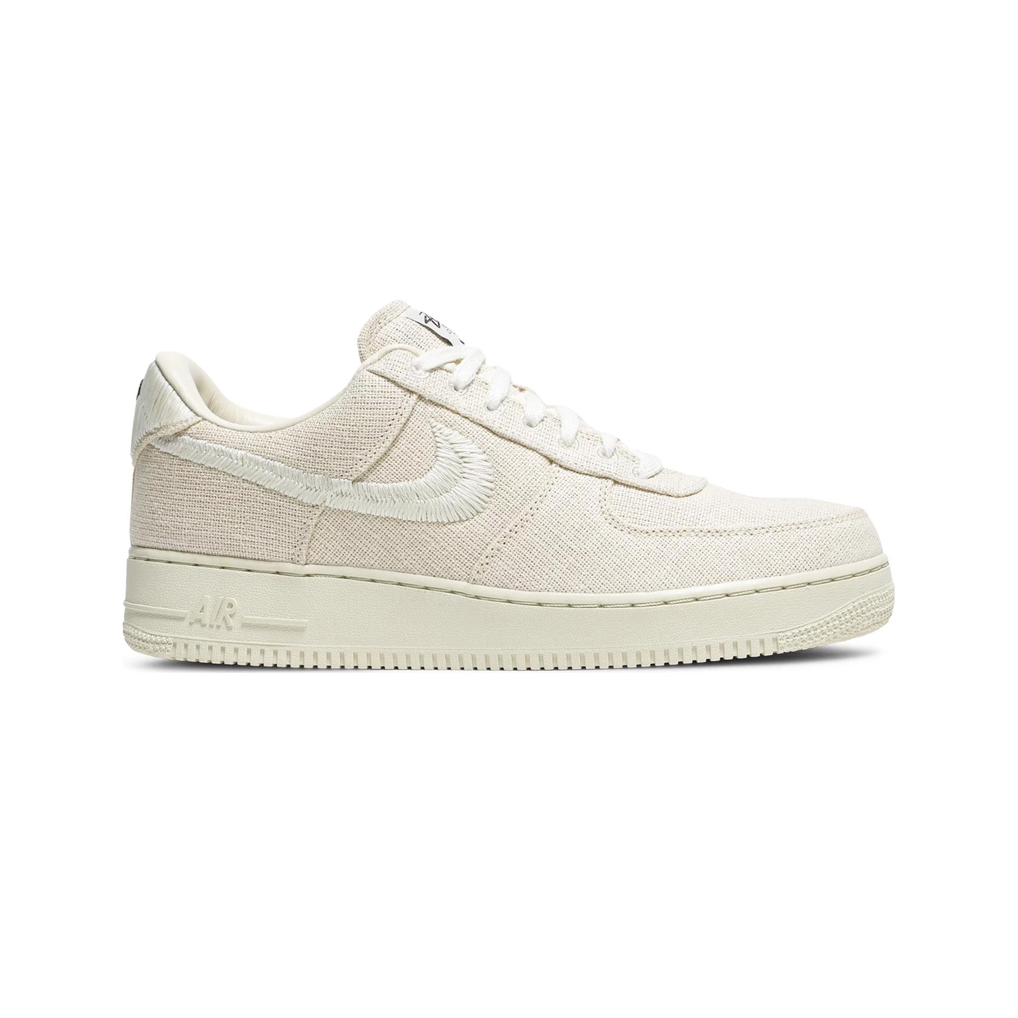 Nike Air Force 1 Low x Stussy 'Fossil' Sneakers - Men's Casual Shoes for Streetwear & Urban Fashion | Perfect for Daily Wear, Sneaker Collecting and Street Style Outfits