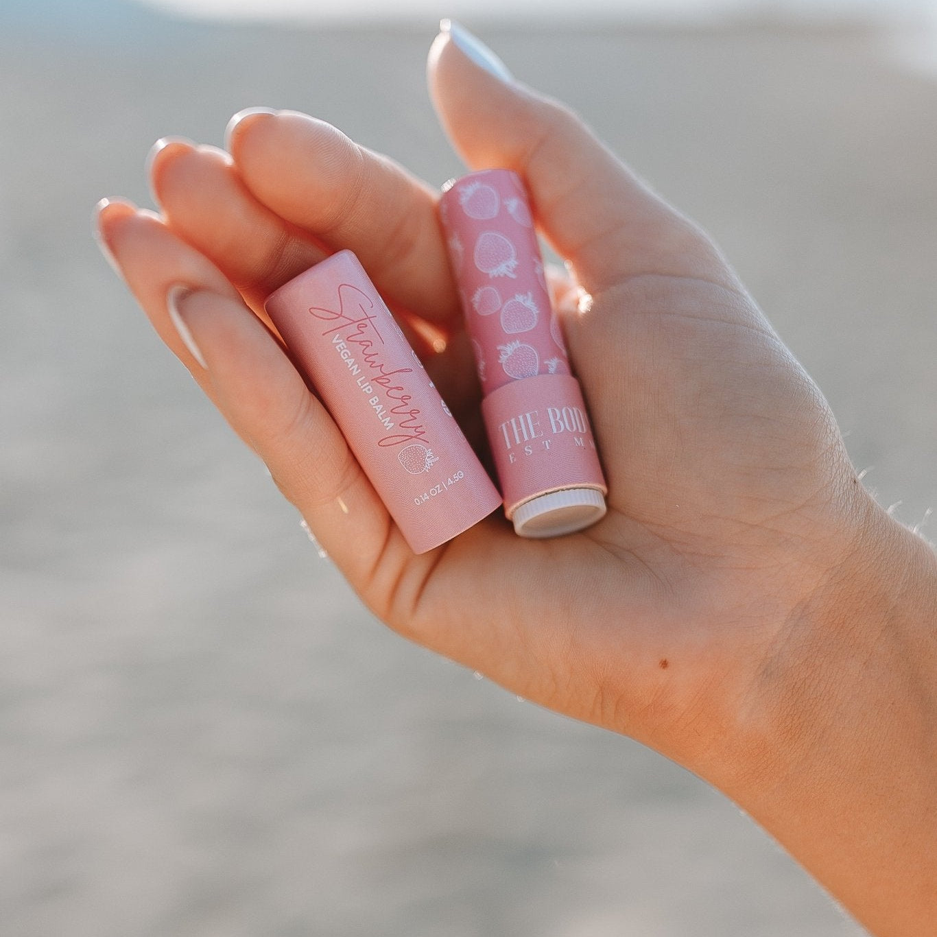 Organic Vegan Lip Balm for Dry Lips - Natural Moisturizing & Nourishing - Perfect for Daily Use, Outdoor Activities & Travel