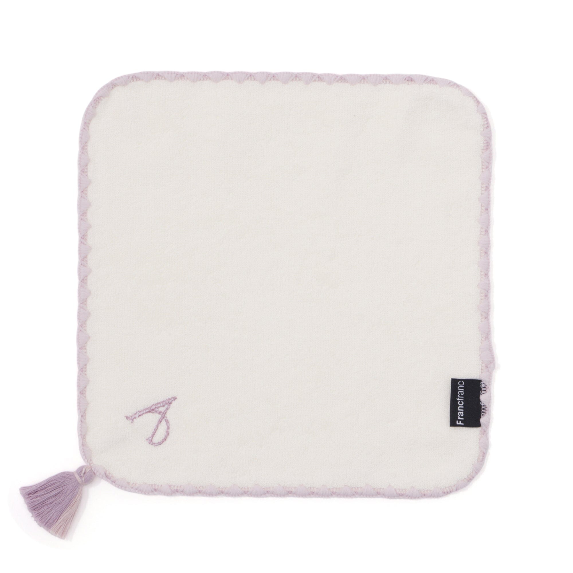 Initial Mini Handkerchief Towel - Soft Pink Pocket-Sized Hand Towel for Travel, Gym, Baby Care & Everyday Use