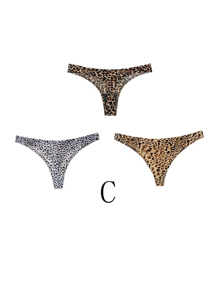 ZASUWA Women's Animal Print One Piece Sports Thong - Sexy Workout Underwear for Yoga, Gym & Activewear
