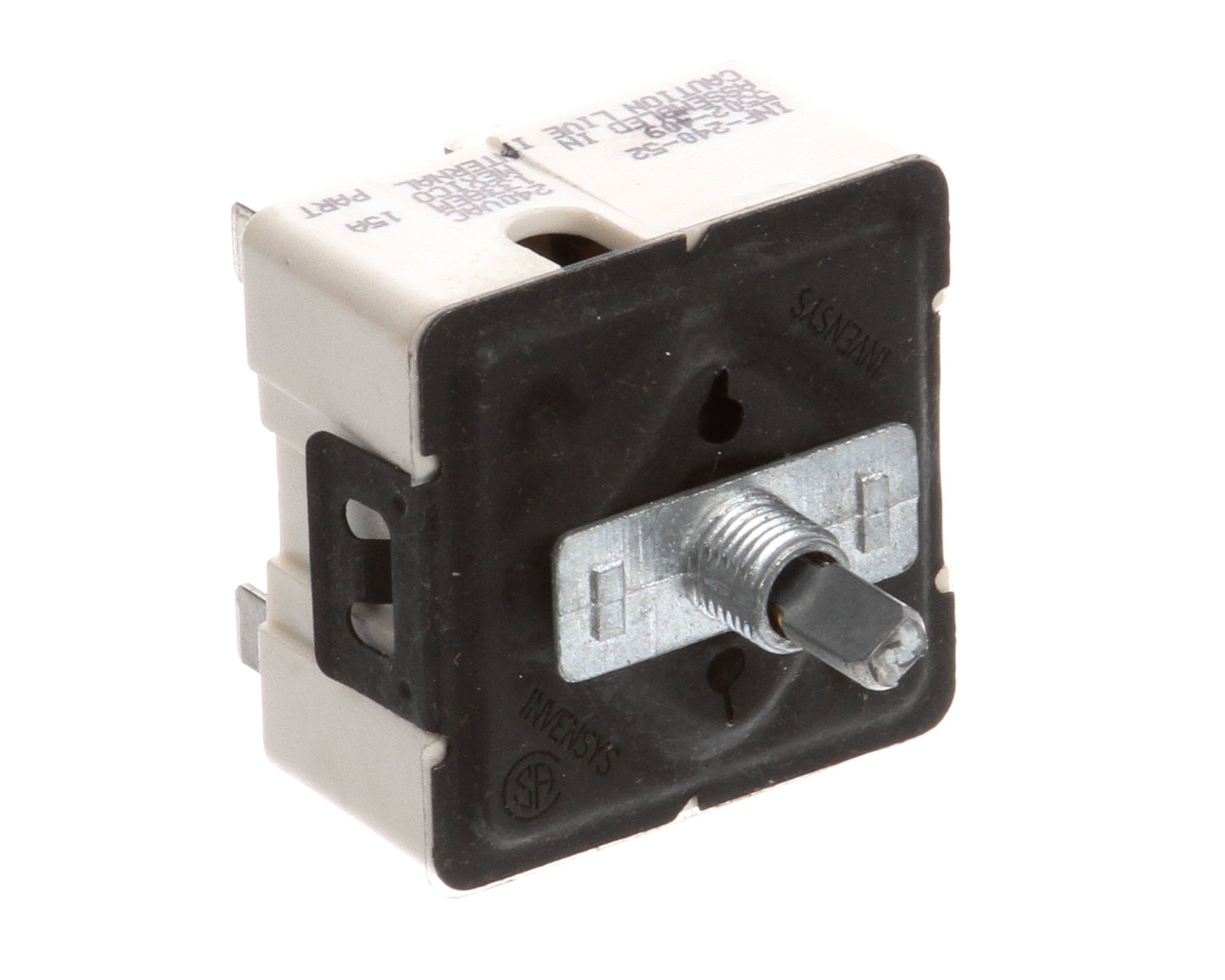500565 Infinite Switch 240V 12A - Heavy Duty Electric Stove & Oven Temperature Control for Commercial & Home Kitchen Appliances