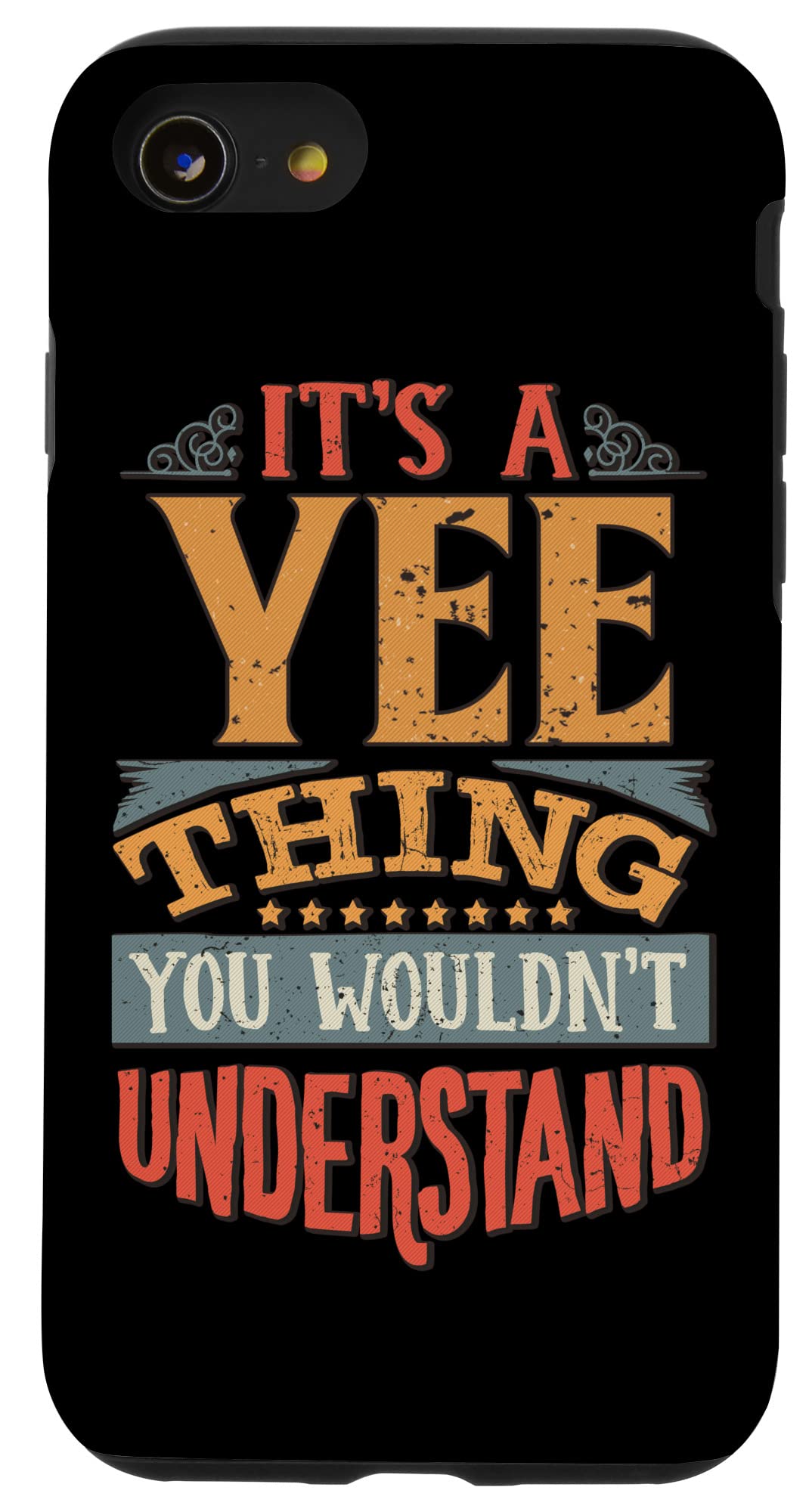 Premium Yee Name Phone Case for iPhone SE (2020) / 7 / 8 - Slim Protective Cover with Anti-Slip Grip - Perfect for Everyday Use, Travel & Outdoor Activities