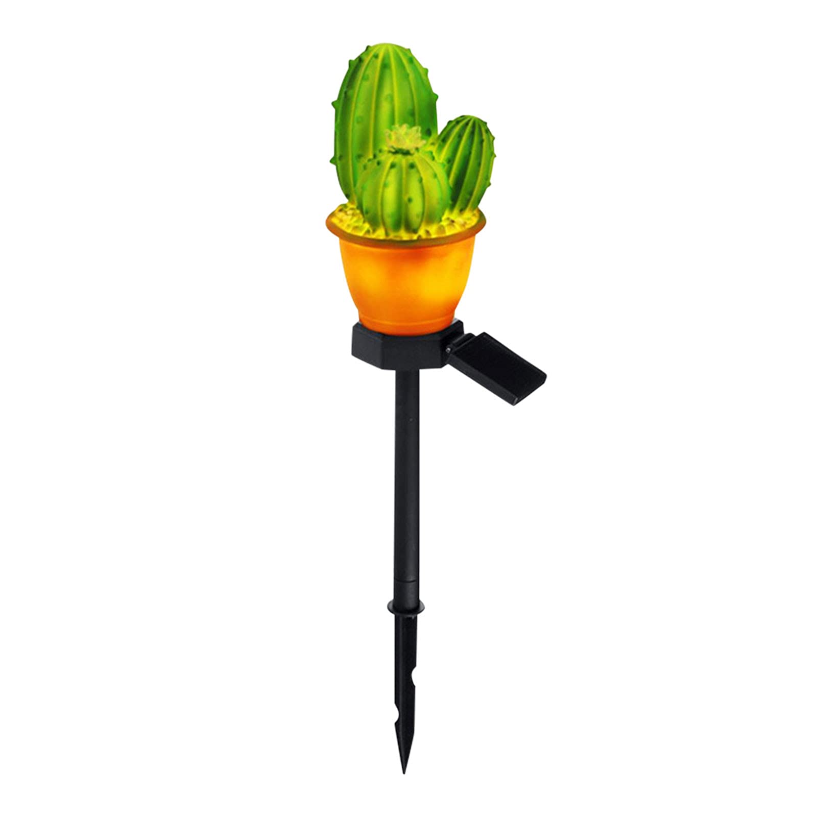 Solar Powered LED Cactus Pineapple Shaped Garden Lights - Multicolor Outdoor Decorative Lighting for Patio, Lawn & Bedroom | Weatherproof Solar Lamp for Landscape, Pathway & Backyard Decor