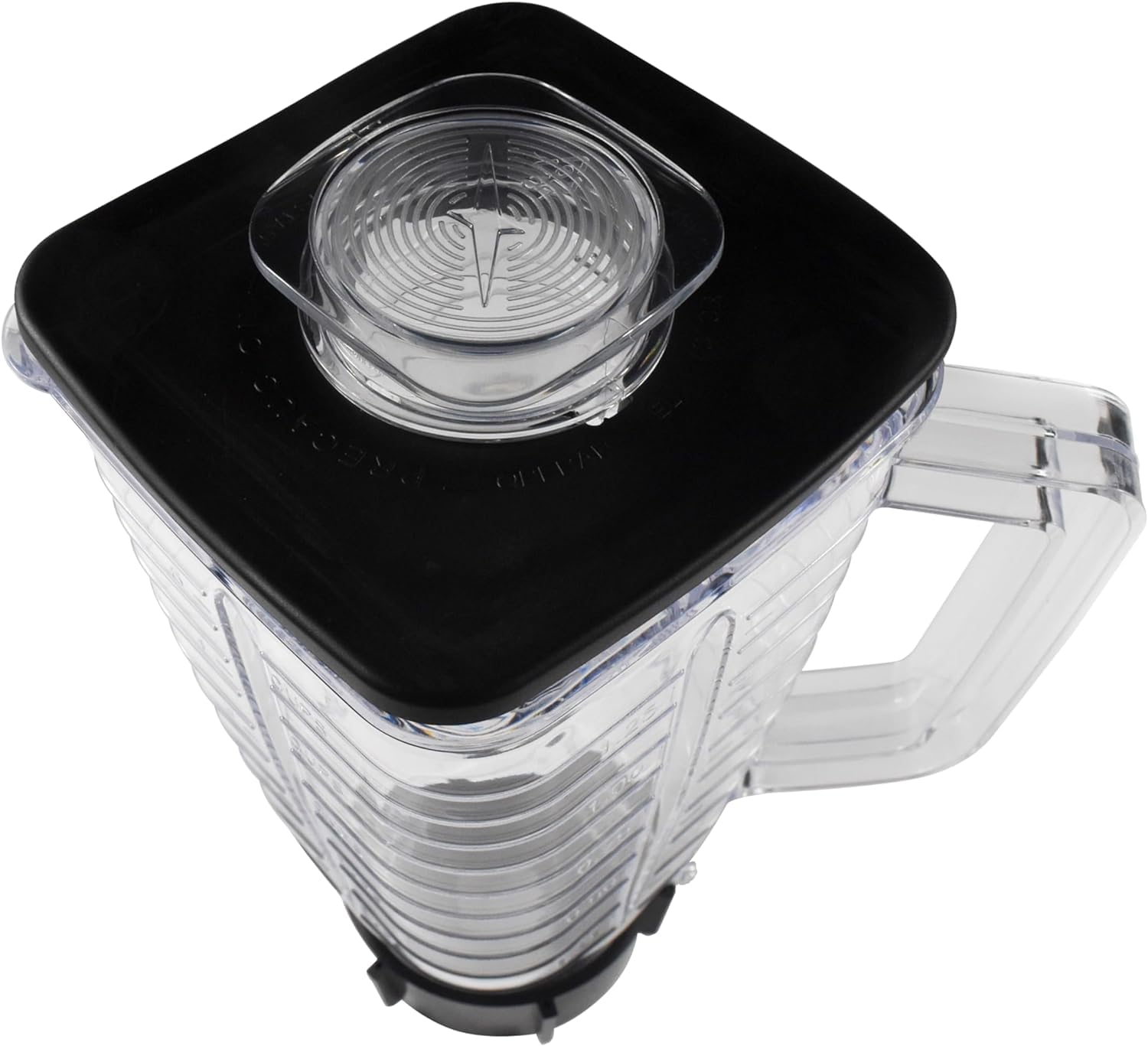 HQRP 5-Cup Plastic Square Replacement Blender Jar for Oster Osterizer Blenders - 4.5