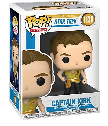 Star Trek Captain Kirk Funko Pop Vinyl Figure #1138 - Collectible Toy for Fans, Perfect for Display & Gifts