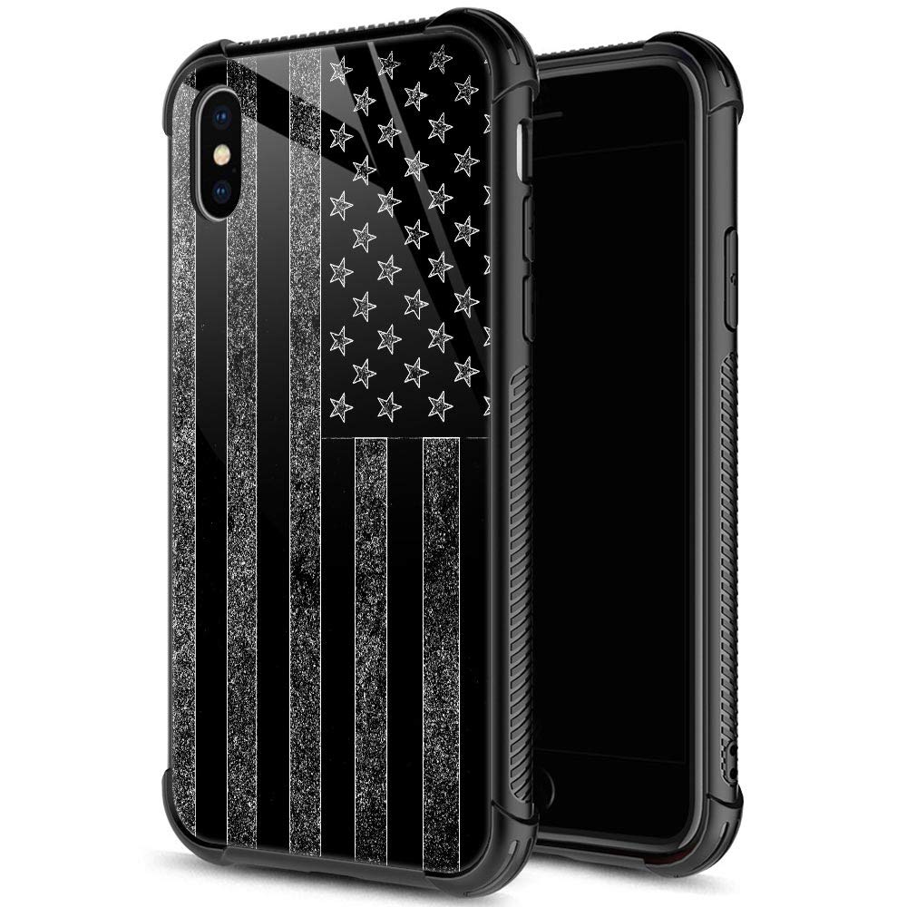 Rugged iPhone XR Case with Military-Grade Protection | Shockproof & Anti-Scratch Cover | Gray Flag Design | Perfect for Outdoor Adventures & Daily Use