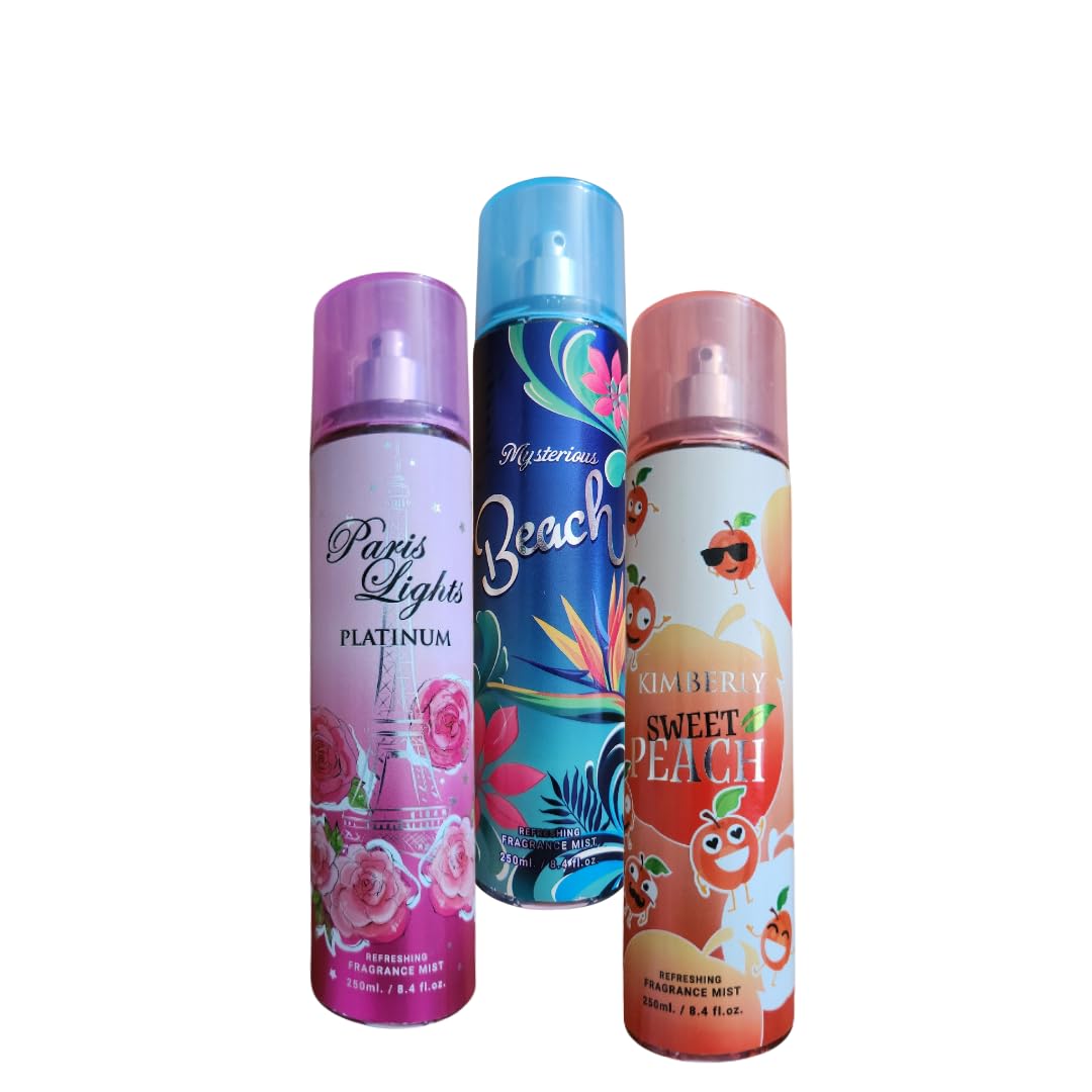 Refreshing Body Mist - Mysterious Beach Scent for Women | Long-Lasting Fragrance Spray for Daily Use, Work, Gym & Date Night