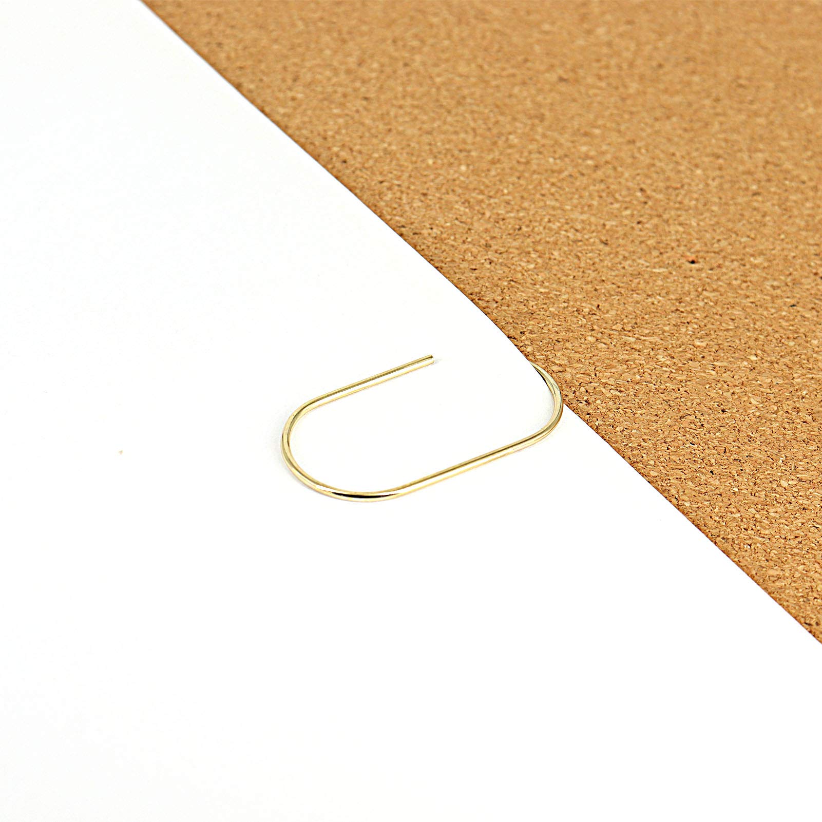 Premium Gold Paper Clips - Jumbo Large Size (50/Box) - Non-Skid Smooth Surface for Office, School & Document Organization | Perfect for Presentations, Files & Craft Projects