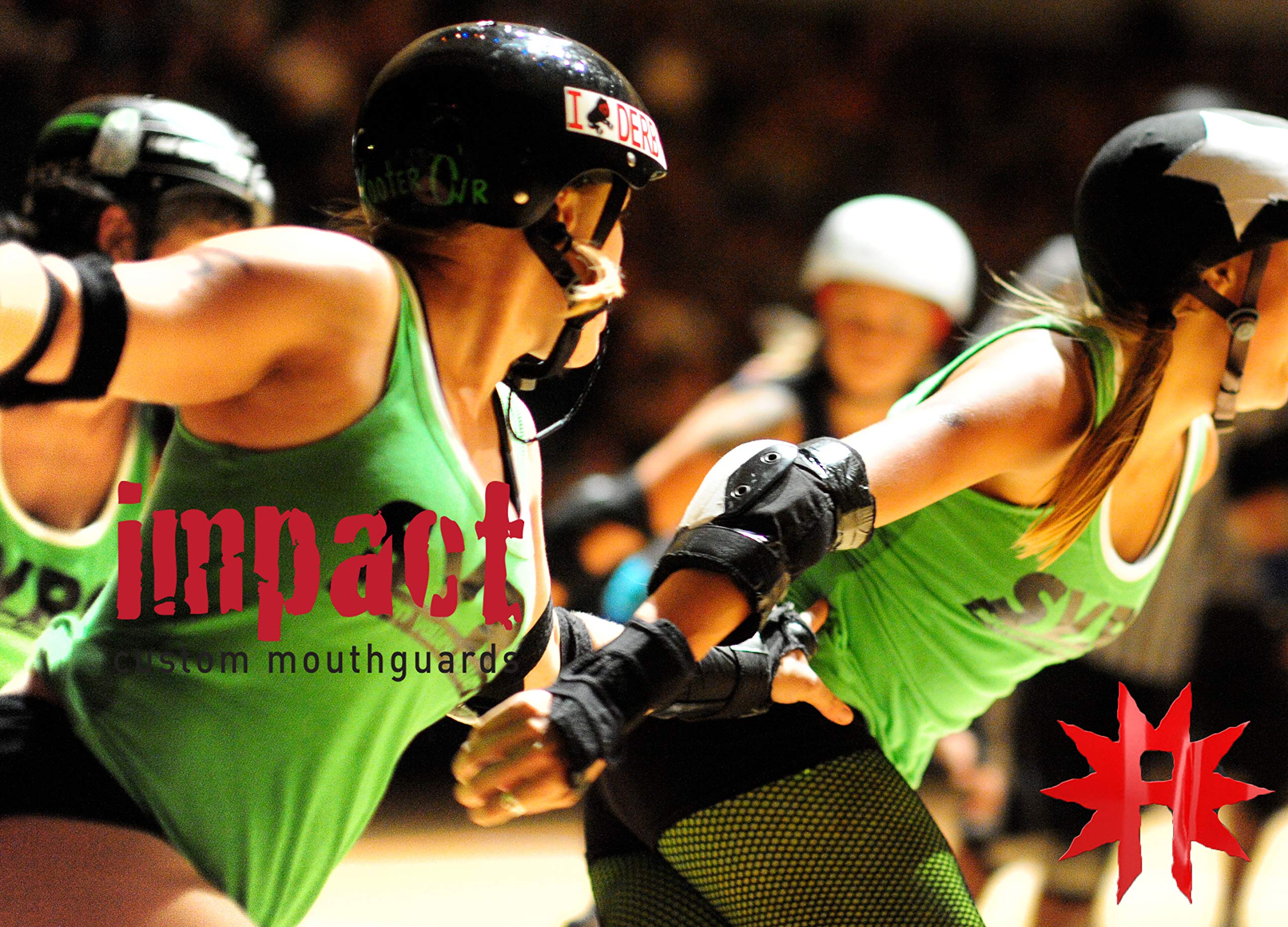 Custom Impact Mouthguard for Roller Derby & Sports - Professional Dental Protection for Hockey, Boxing & MMA - Comfortable & Durable Mouth Guard for Athletes