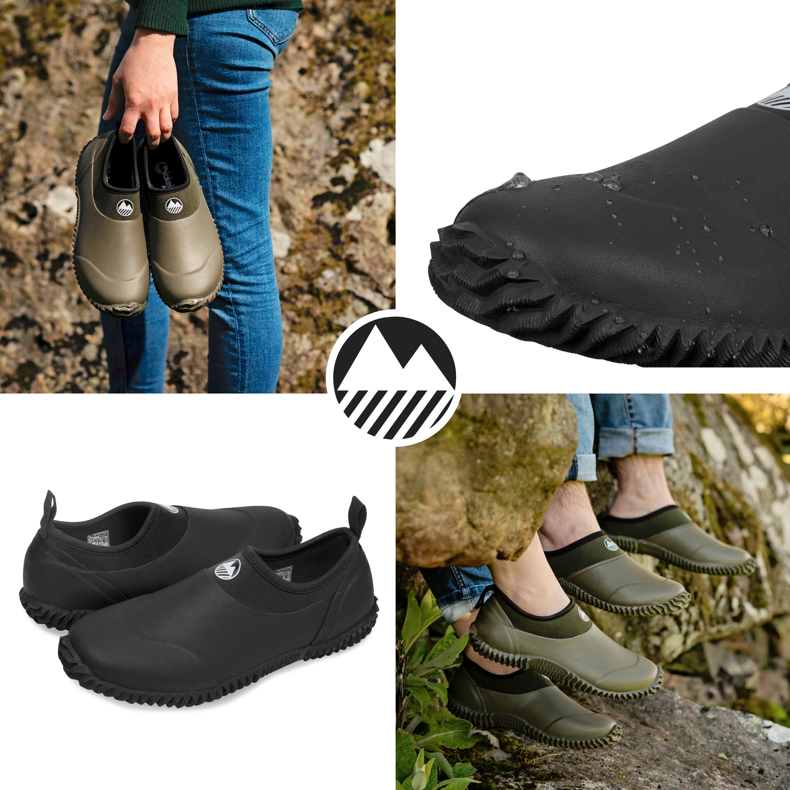 Women's Grasmere Waterproof Muck Boots - Slip-Resistant Winter Rain Shoes for Gardening, Farming & Outdoor Activities
