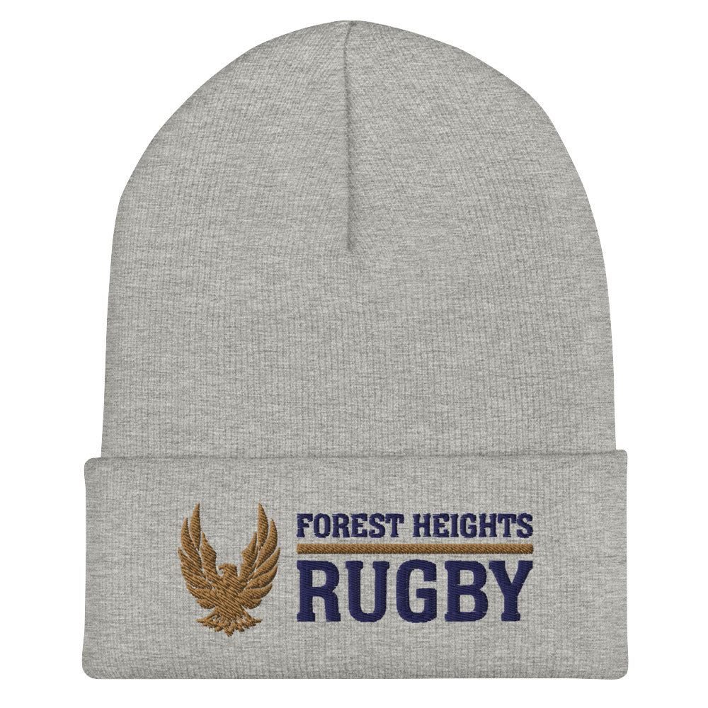 GHFH Rugby Cuffed Beanie Hat for Men & Women - Warm Winter Skull Cap with Foldable Brim - Perfect for Football, Rugby Games & Outdoor Activities