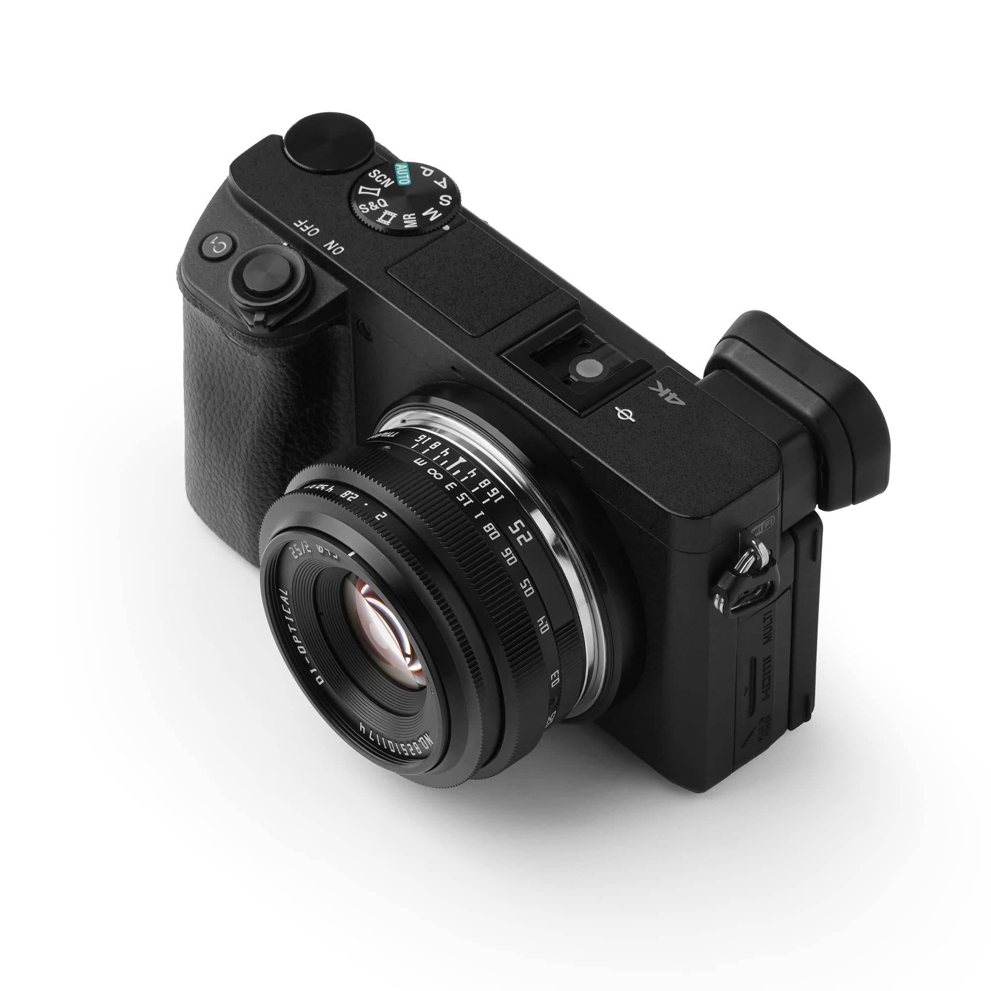 TTartisan 25mm f2 APS-C Pancake Lens for Sony E Mount - Compatible with A7III, A7R, A7S, A6000, ZV-E10, NEX Cameras | Canadian Warranty | Perfect for Street Photography & Travel Vlogging