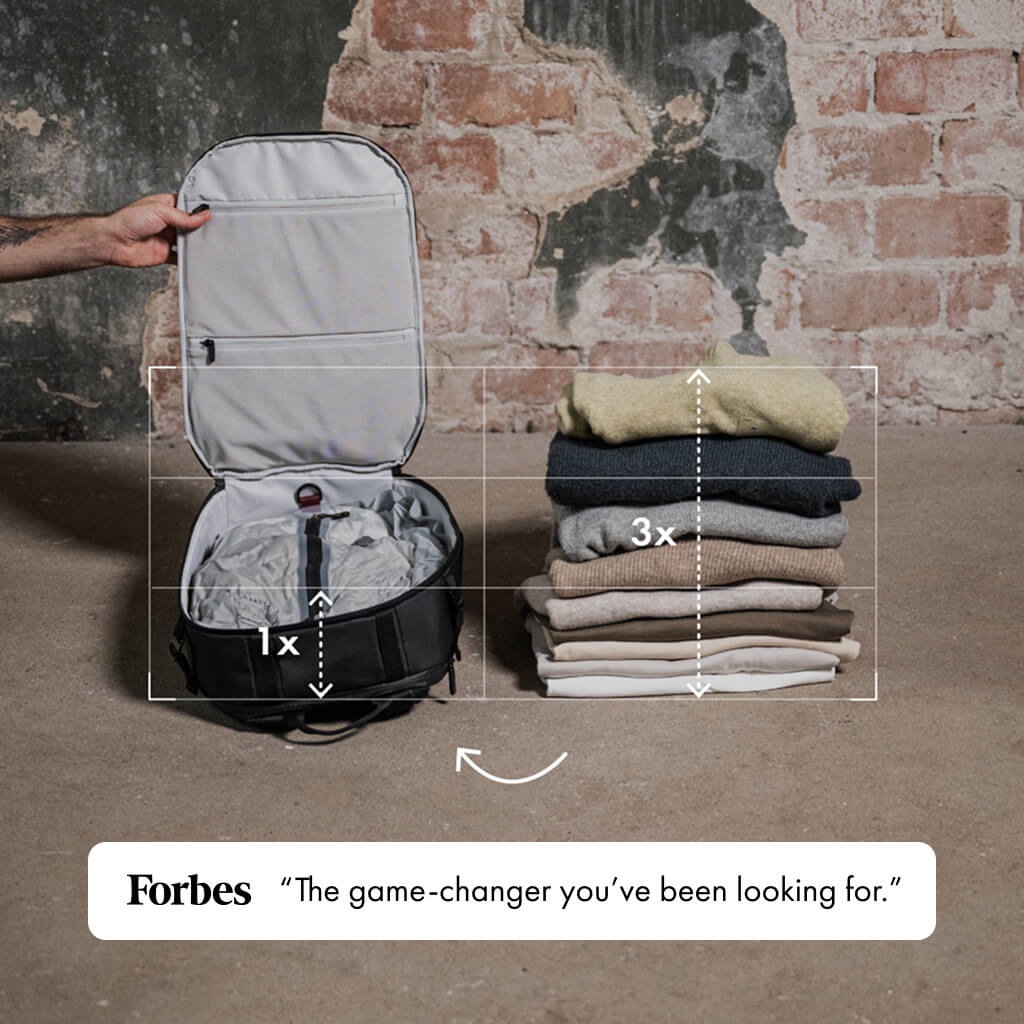 TravelPack™ Vacuum Storage Bags for Clothes - Space Saving Travel Organizers for Suitcases & Closet (Set of 6) | Perfect for Travel, Moving & Seasonal Storage