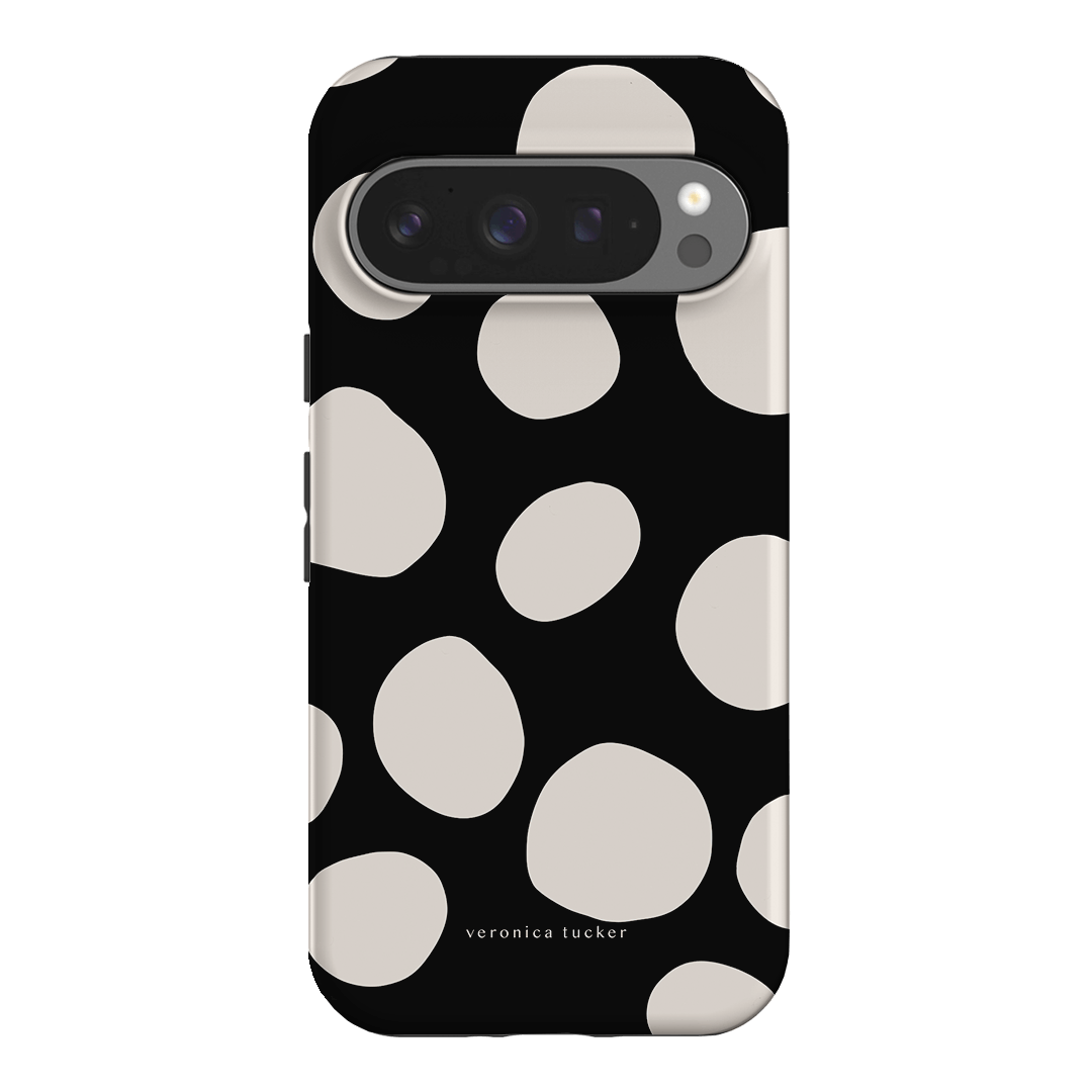 Premium Pebbles Noir Phone Case - Slim Protective Cover for iPhone & Samsung - Perfect for Everyday Use, Travel & Outdoor Activities