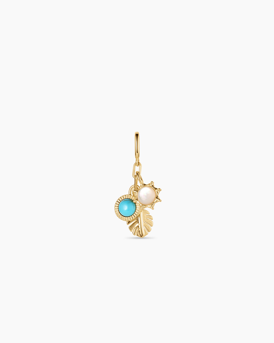 Beach Cluster Parker Charm - Elegant Seashell Jewelry for Women, Perfect for Summer Vacations, Beach Weddings & Boho Fashion Accessories