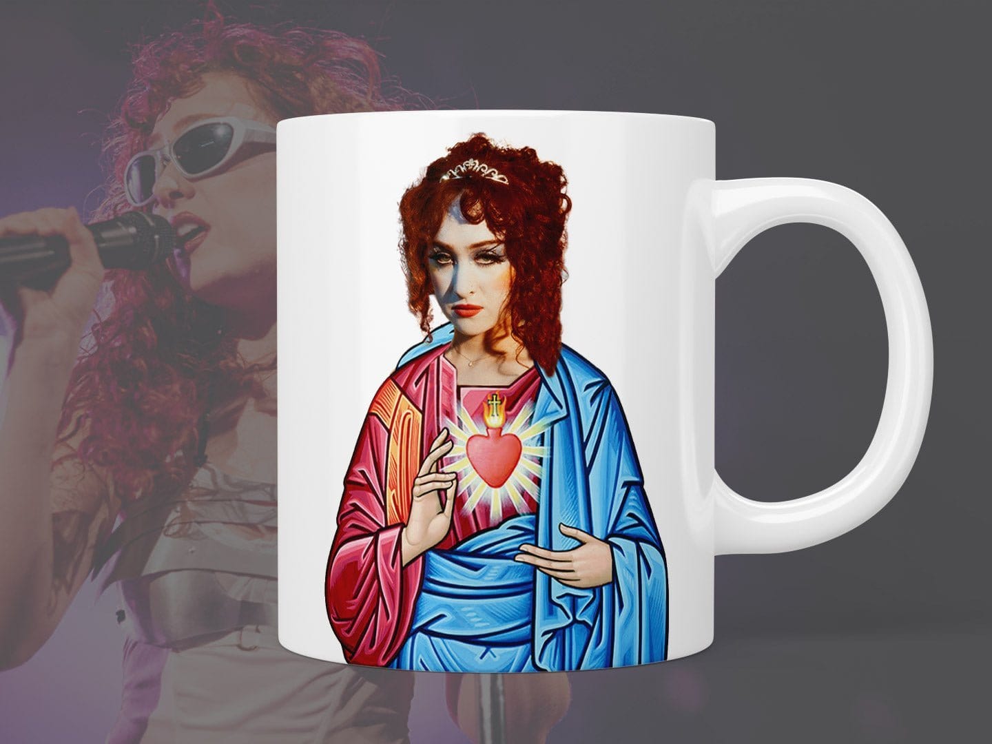 Saint Chappell Roan Mug - Premium Ceramic Coffee Cup with Handle, Perfect for Hot & Cold Drinks - Ideal for Home, Office, and Gift Giving
