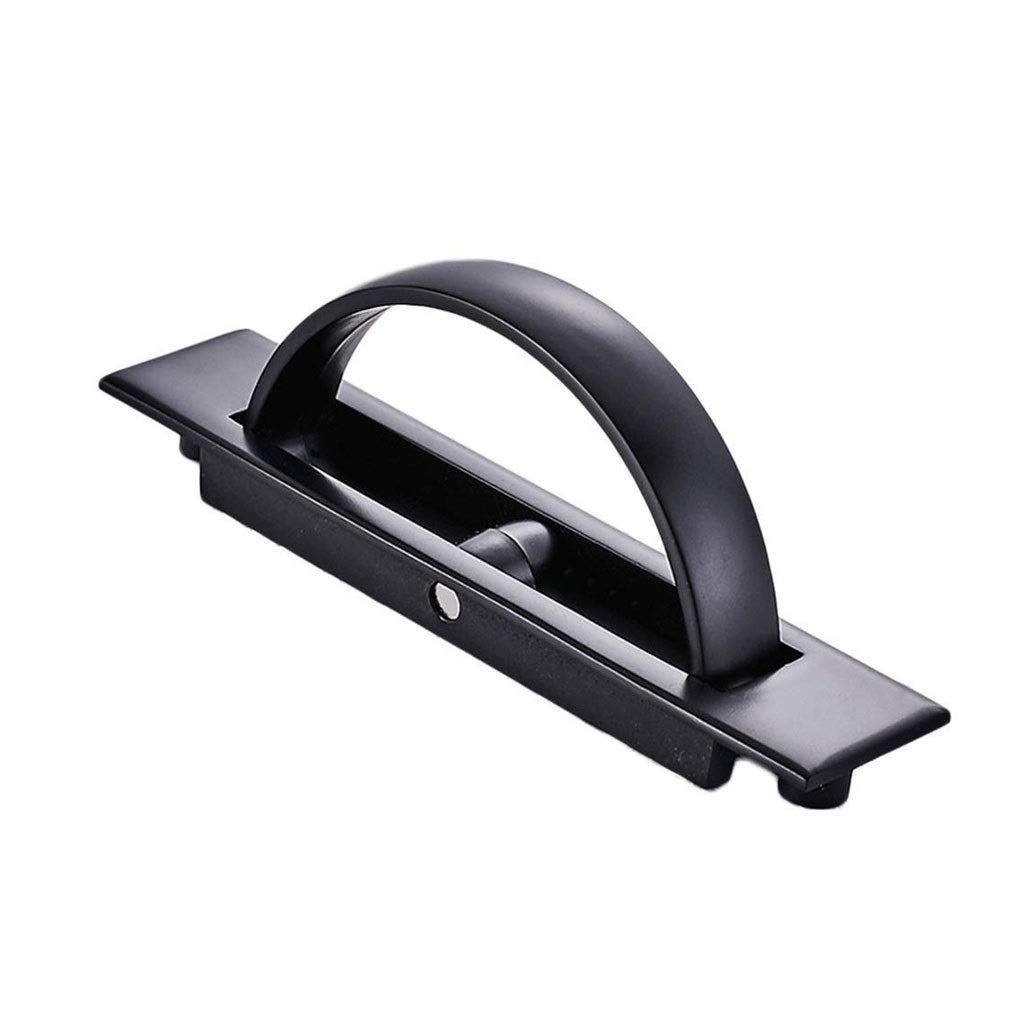 LANDUA Black Drawer Pulls - 10 Pack Zinc Alloy Cabinet Handles for Kitchen, Bathroom, Office & Furniture - Modern Matte Black Hardware for Drawers, Cabinets & Closet Doors - Easy Installation & Durable Design