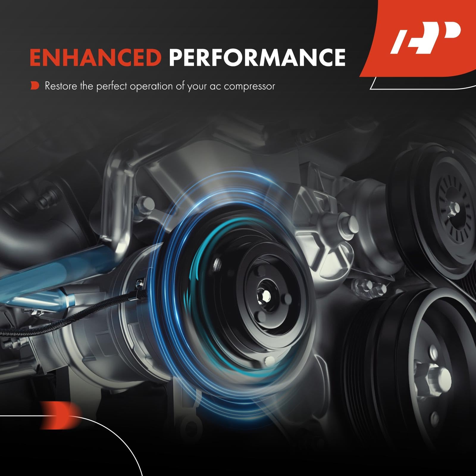 Premium AC Compressor Clutch Kit for 2006-2015 Mazda MX-5 Miata 2.0L - High Performance Replacement Part for Smooth Cooling System Operation - Perfect for Summer Driving & Road Trips