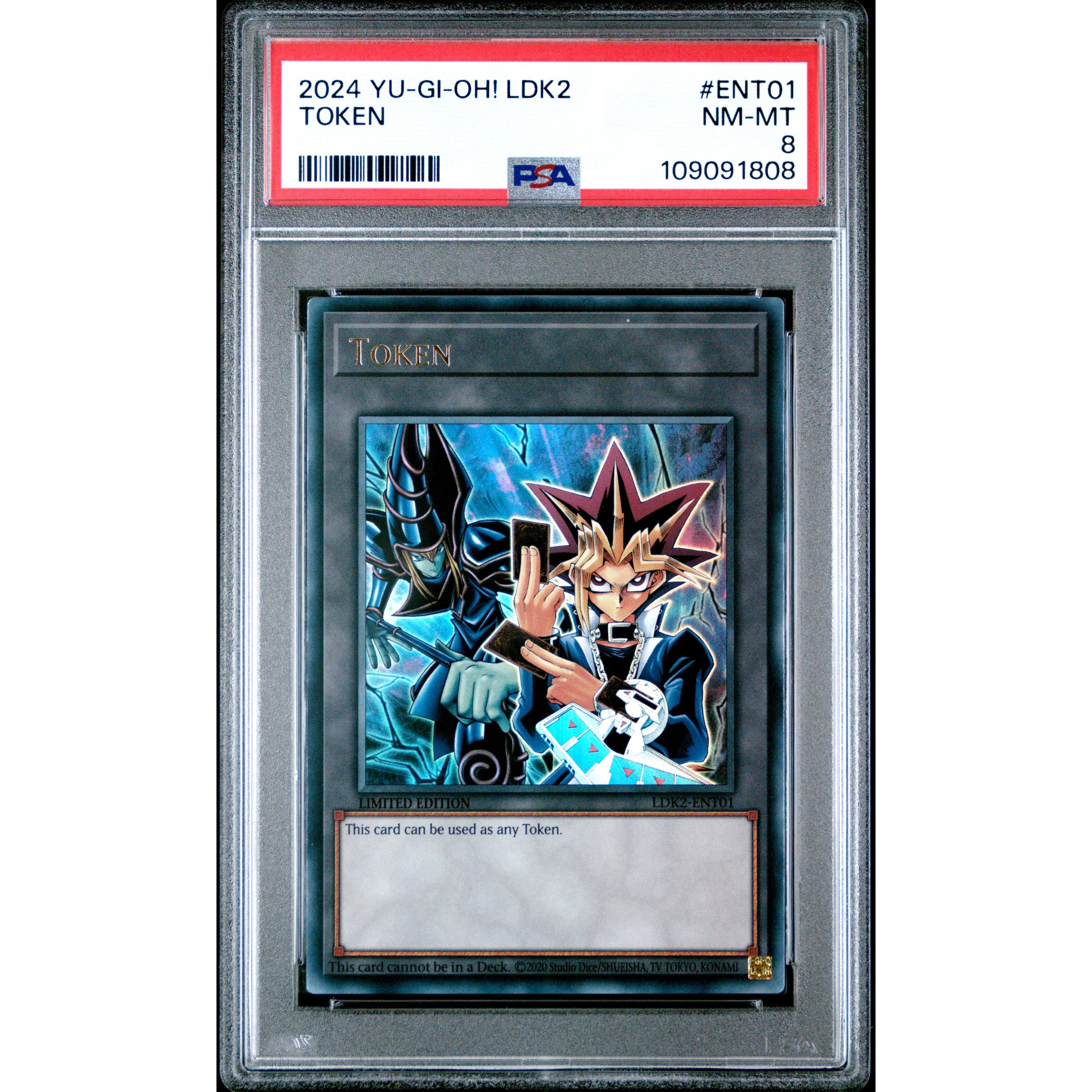 2024 Yu-Gi-Oh! Legendary Decks II Token Yugi ENT01 PSA 8 Graded Trading Card - Perfect for Collectors, Tournaments & Anime Fans