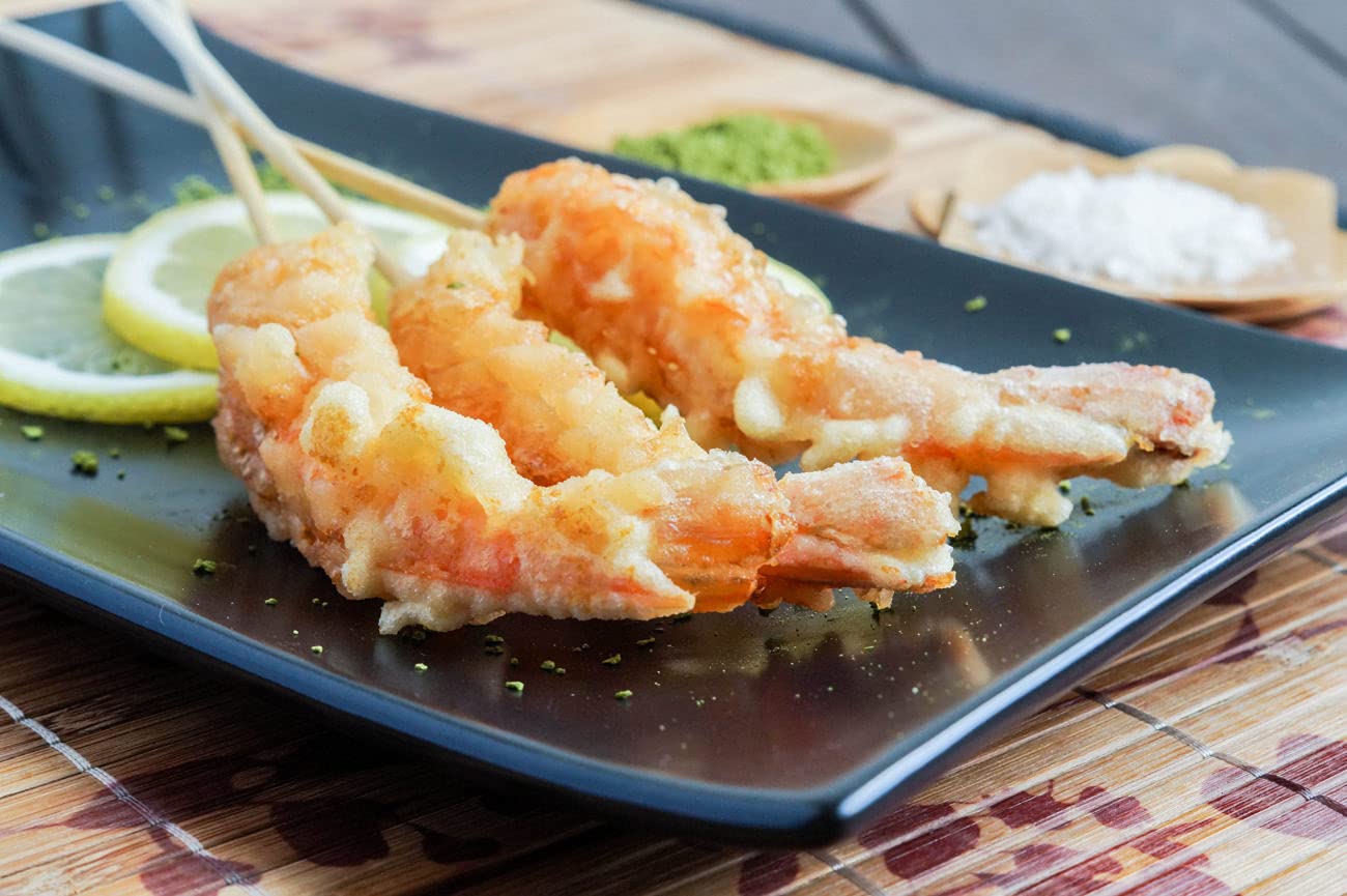Kirkland Signature Crispy Shrimp Tempura by Gourmet Kitchen - 3 Boxes (90 Pieces Total) with Soy Dipping Sauce | Japanese Style Frozen Appetizer for Parties, Snacking & Asian Cuisine