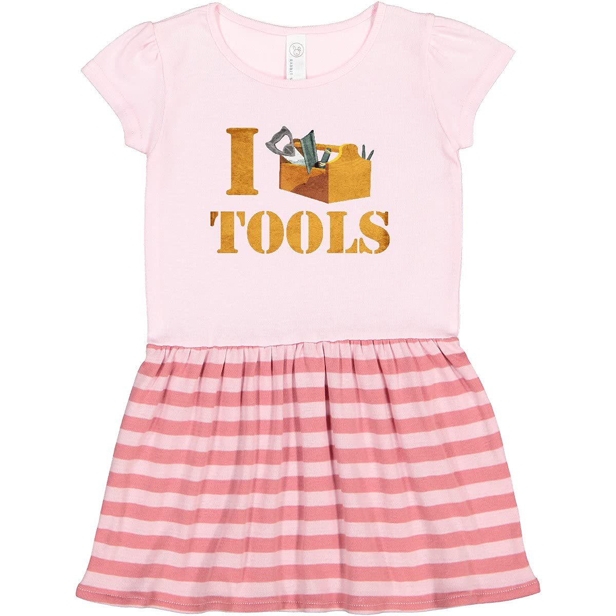 Inktastic I Love Tools Toddler Dress - Cute & Comfortable Toddler Outfit for Girls & Boys - Perfect for Playdates, Daycare & Casual Wear