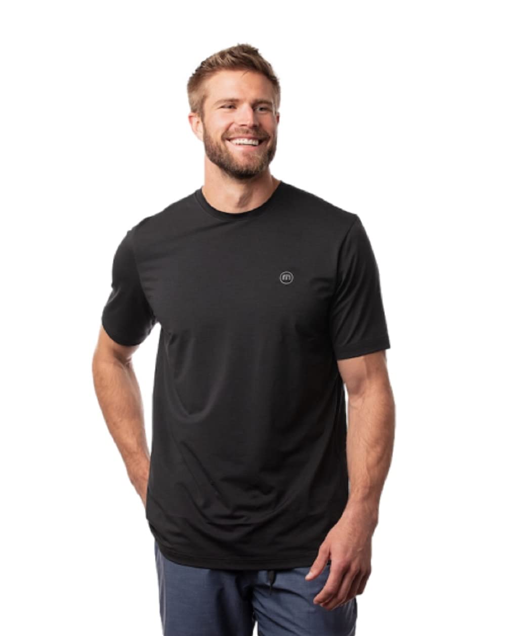 TravisMathew Heater Pro Tee - Men's Performance Golf Polo Shirt with Moisture-Wicking & UV Protection - Perfect for Golf, Casual Wear & Outdoor Activities