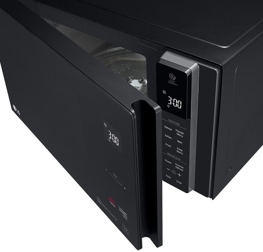 LG 25L NeoChef Smart Inverter 1000W Countertop Microwave Oven MS2596OB - Perfect for Small Kitchens, Dorms & Office Break Rooms