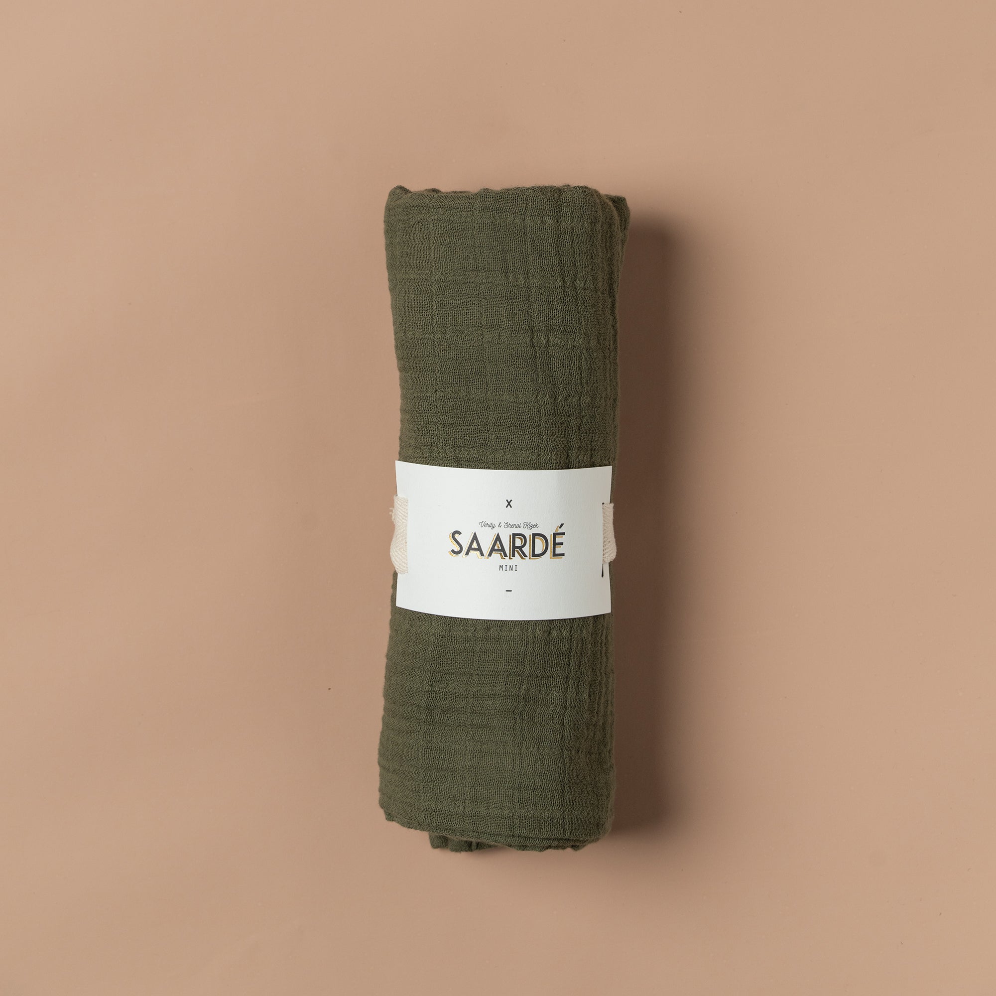 Soft Olive Baby Muslin Blanket - Lightweight & Breathable for Newborns & Toddlers - Perfect for Swaddling, Nursing & Stroller Use