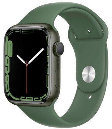 Apple Watch Series 7 GPS + Cellular 41mm Green Aluminum Case with Green Sport Band - Smartwatch for Fitness Tracking, Calls & Notifications - Perfect for Running, Swimming & Daily Wear (MKH93)